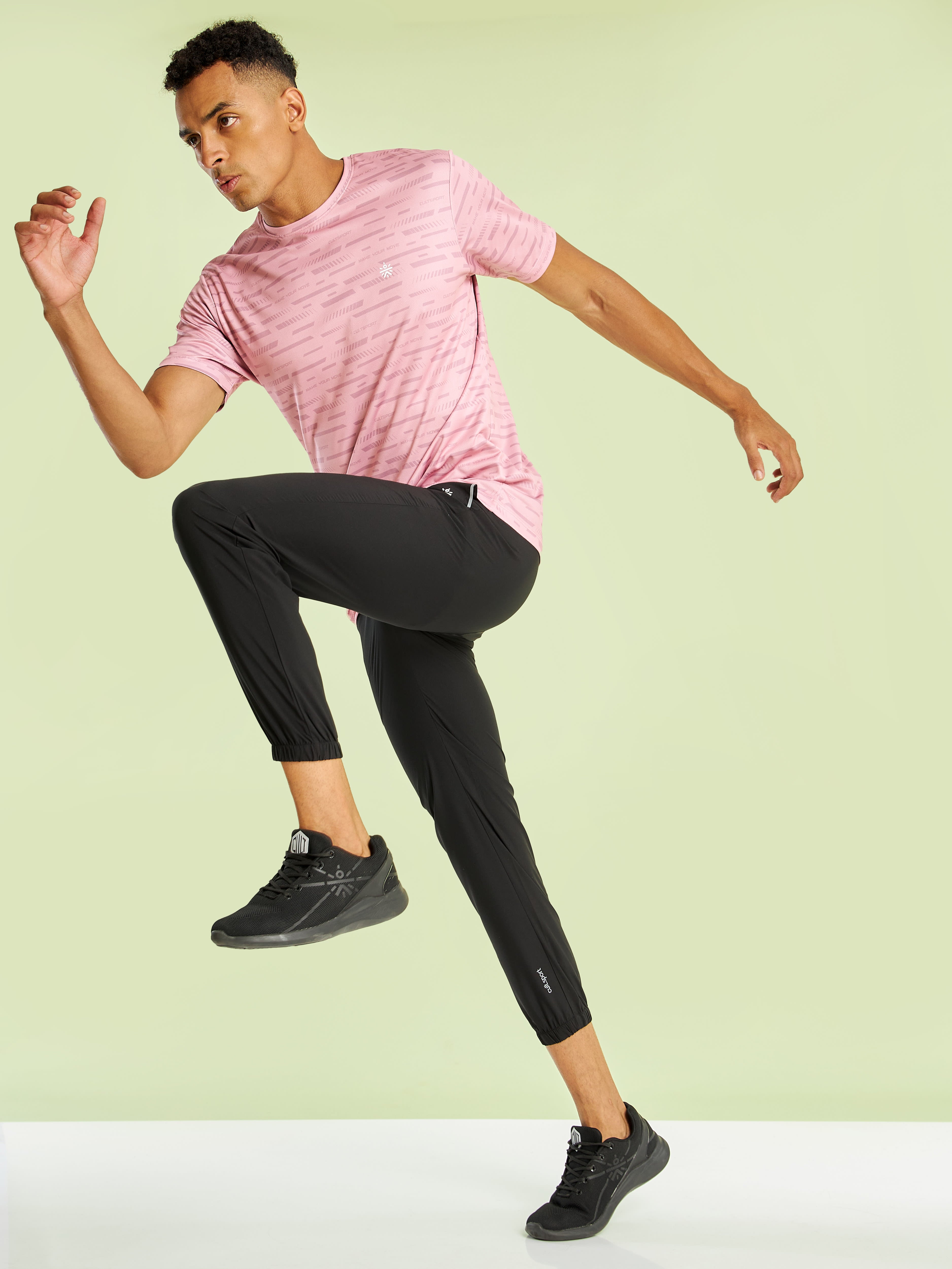 Slim Fit Running Joggers with Side Pockets