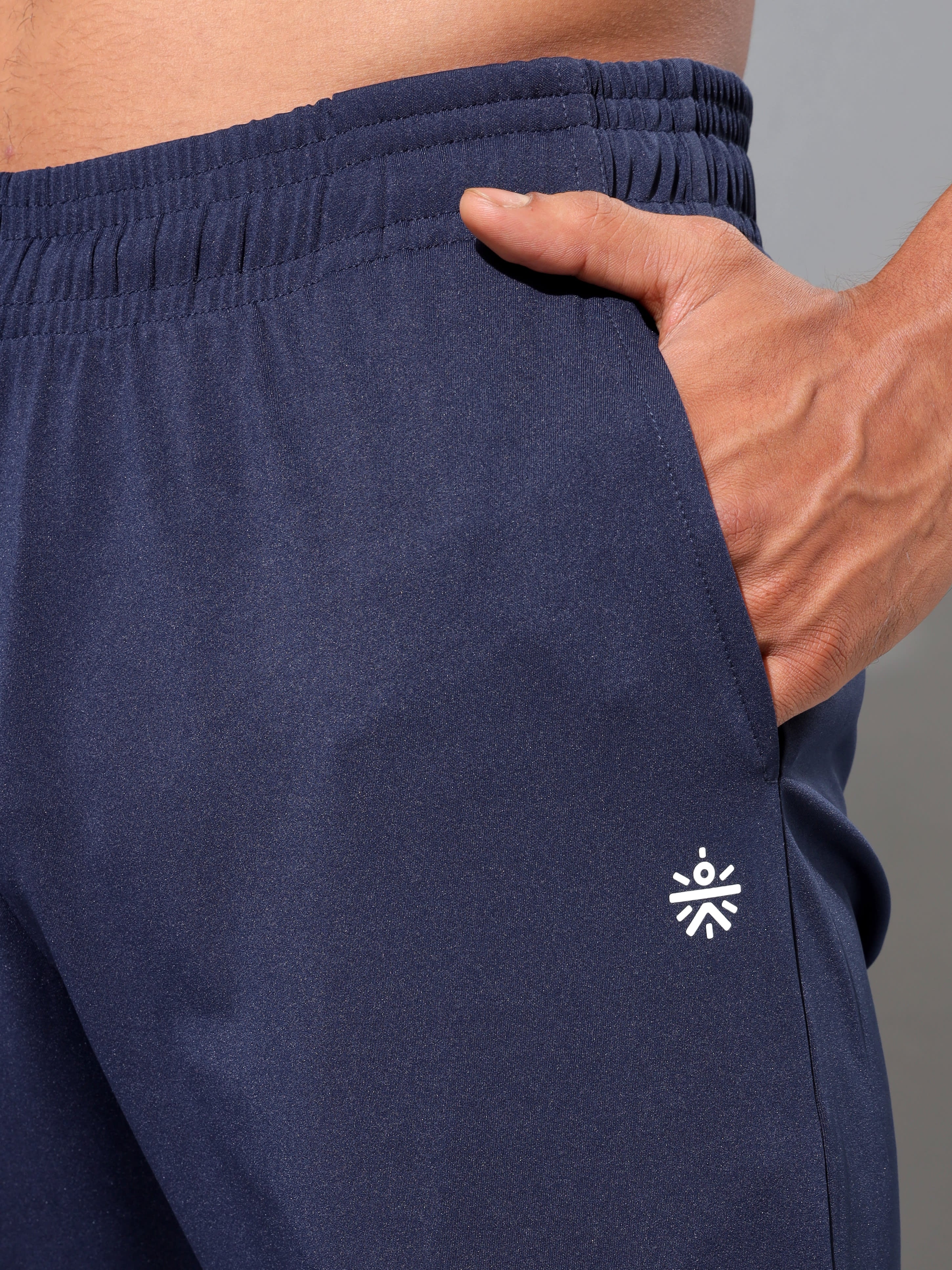 Solid Joggers with Signature Branding