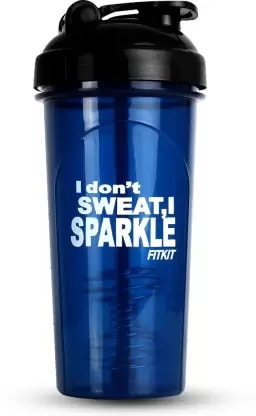 Fitkit FKSB16 Classic 700 ml Shaker (Pack of 1, Blue)