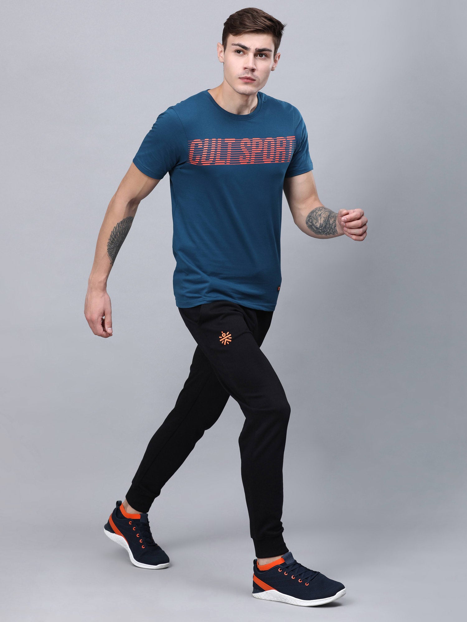 Everydays Bolt Blue Cotton Tee