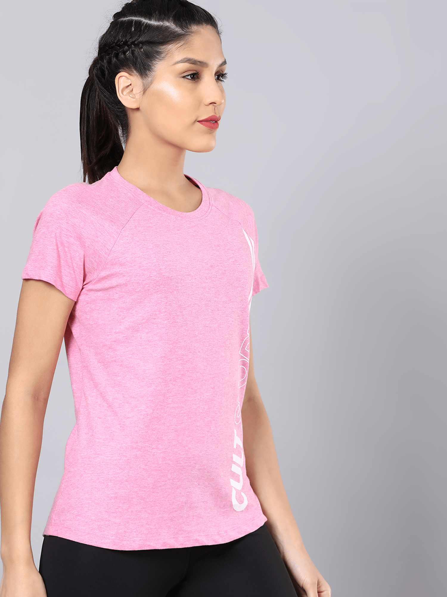 Vital Dash Pink Workout Tee