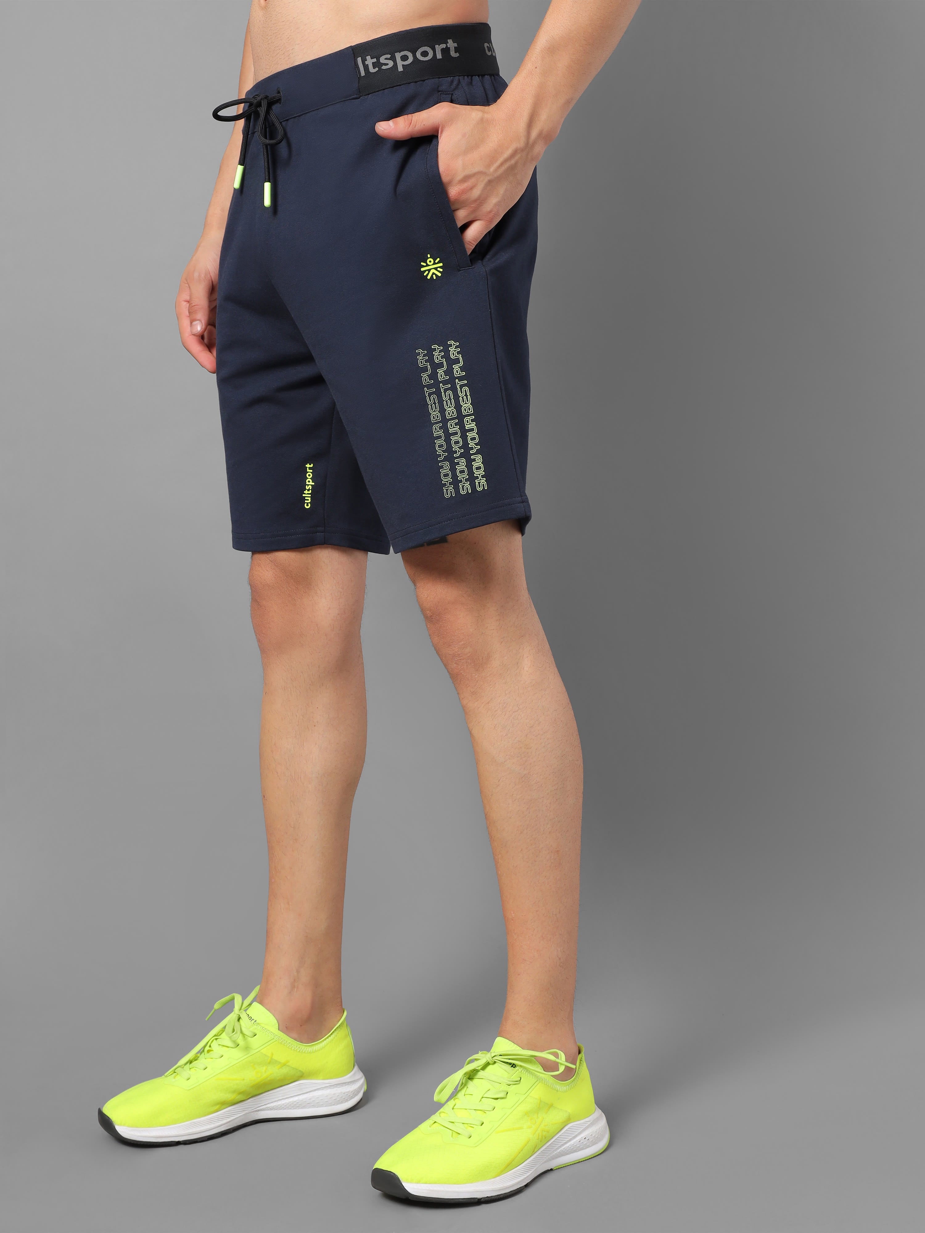 Neon Graphic Play Shorts