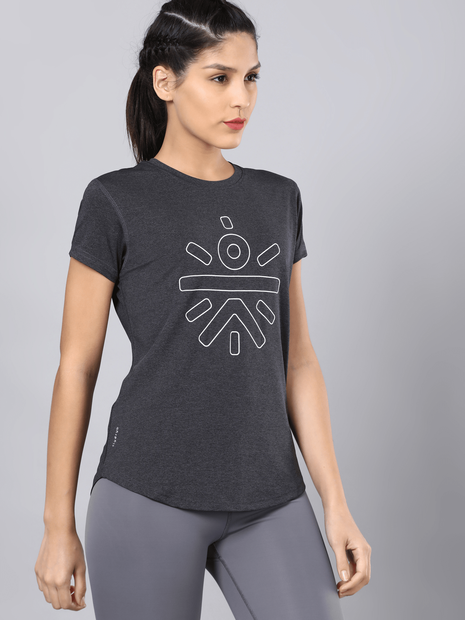 Signature Logo Dark Grey Training Tee