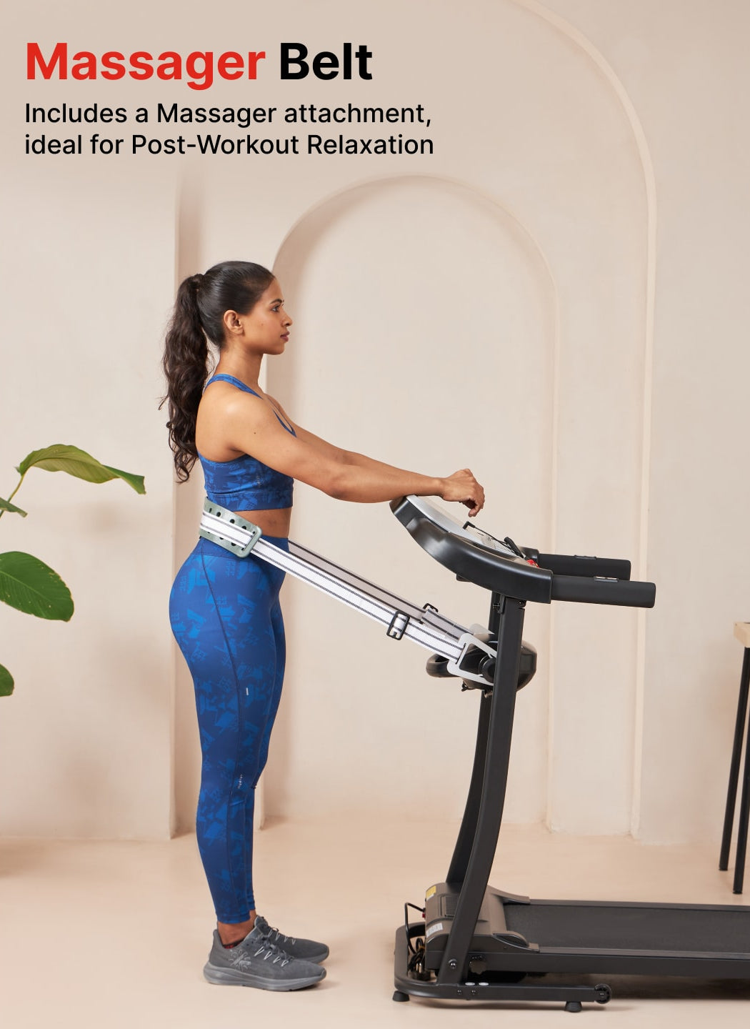 Cultrun M3.0 3HP Peak Treadmill | 3-level Manual-Incline | Max Weight-100kg | Max Speed-10 kmph (with 6 months extended warranty)