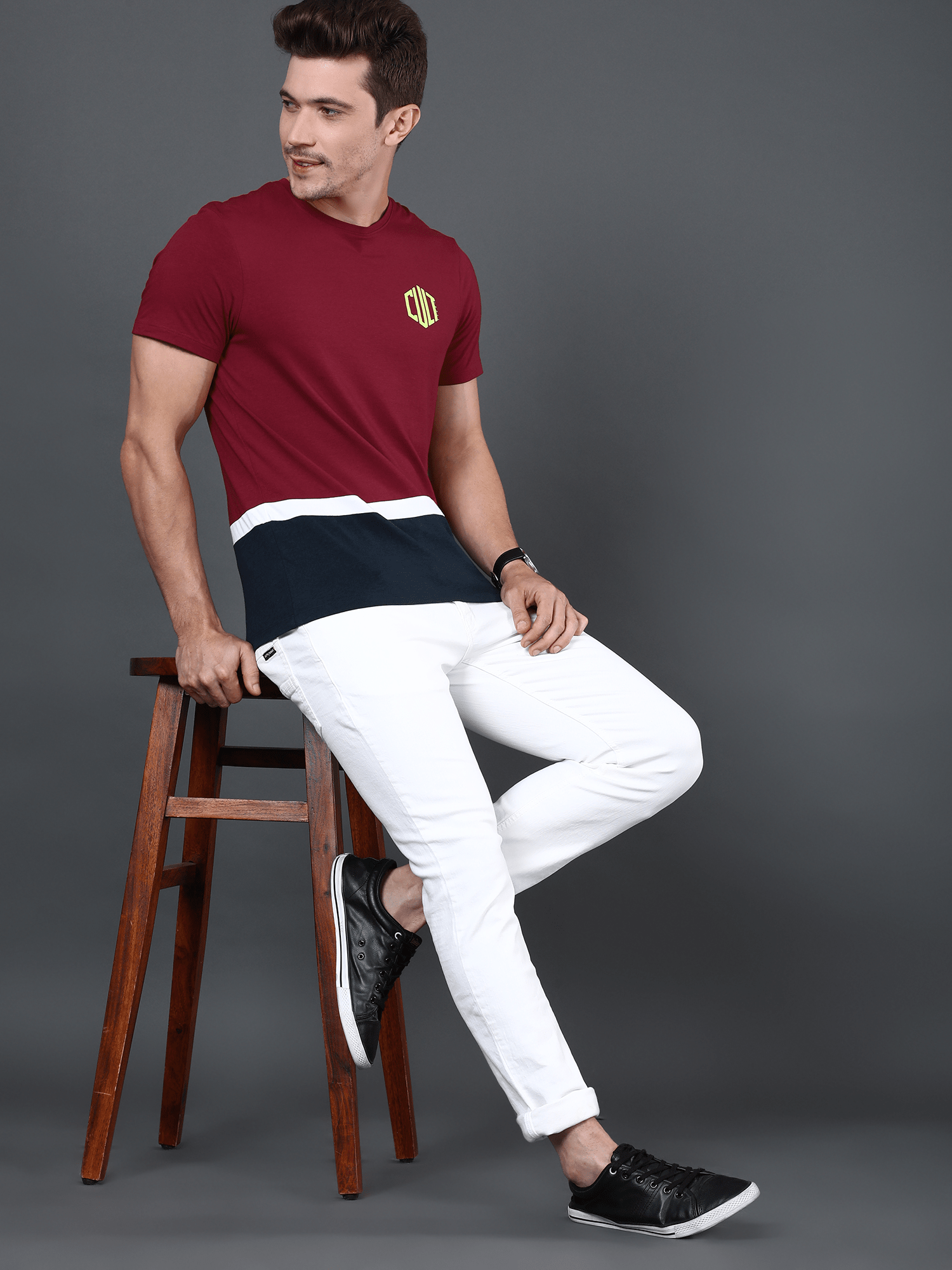 Bamboo Cloud Burgundy Casual Tee