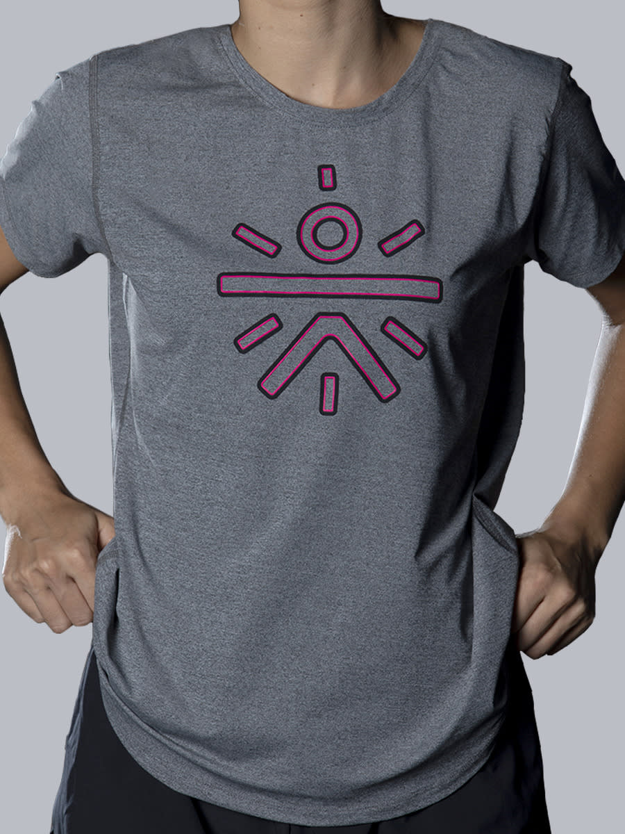 Women Grey Insignia Signature Tee