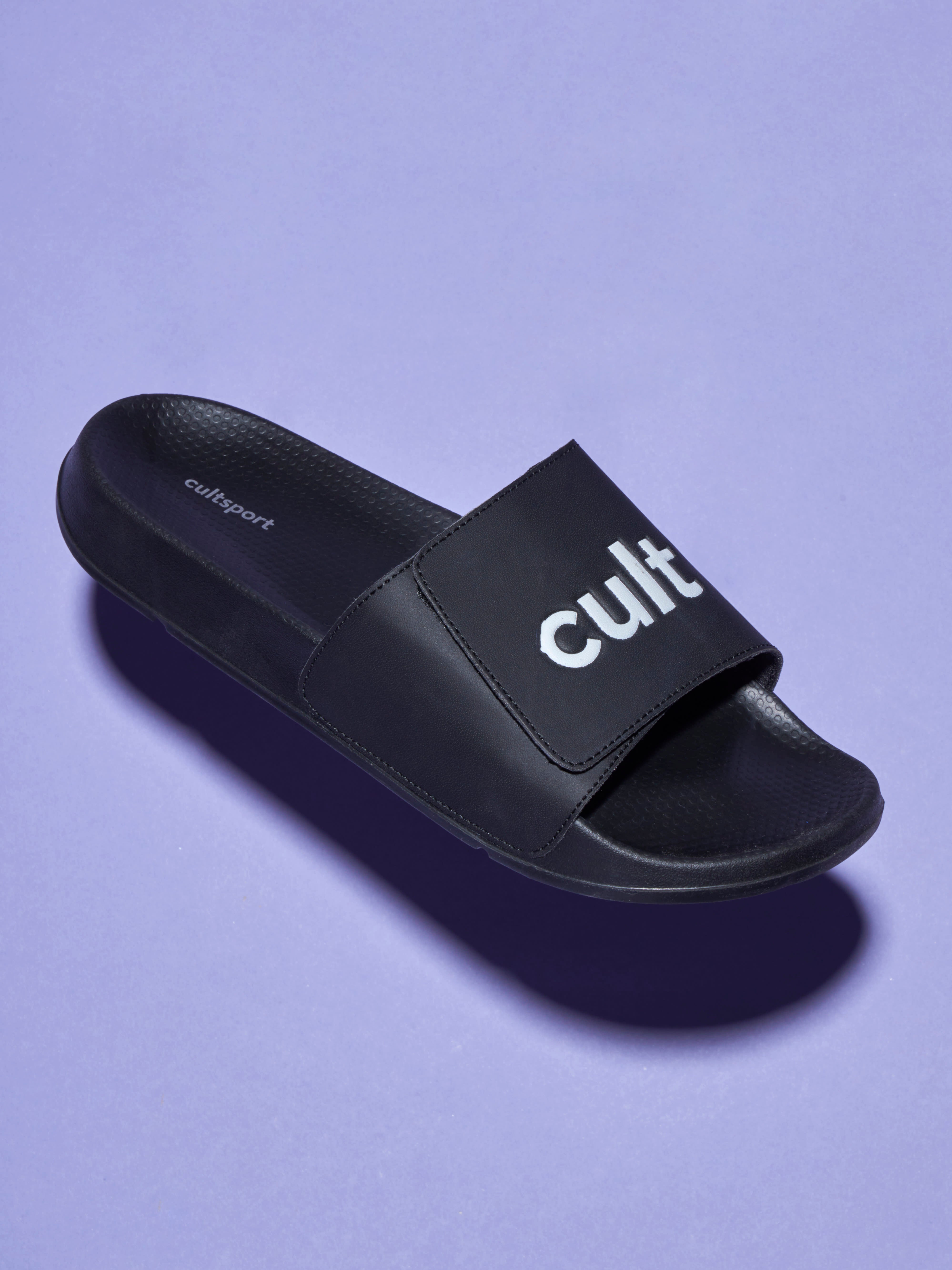 cult Locomo Black Men Slides