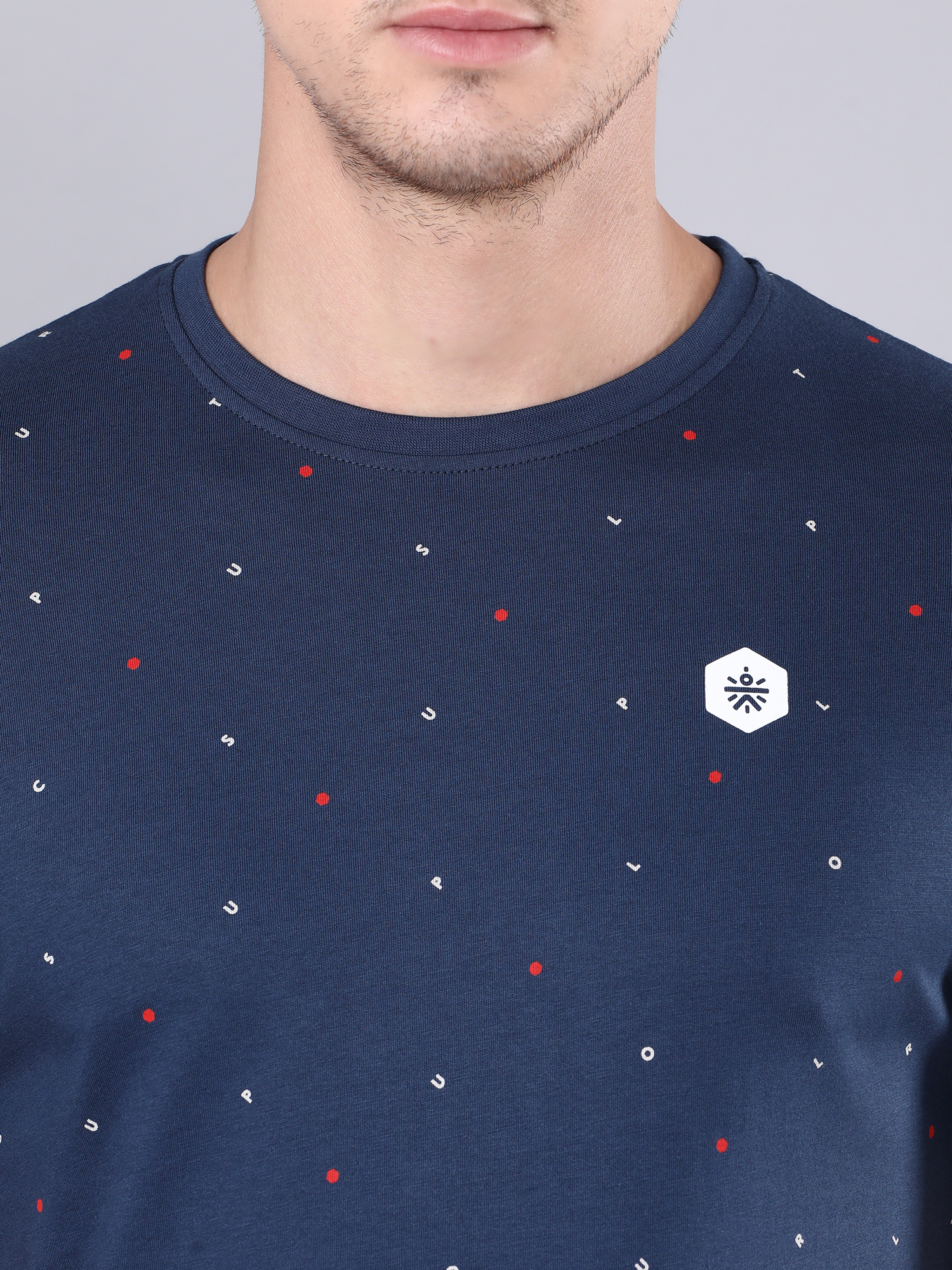 Everydays alpha navy Cotton Tee