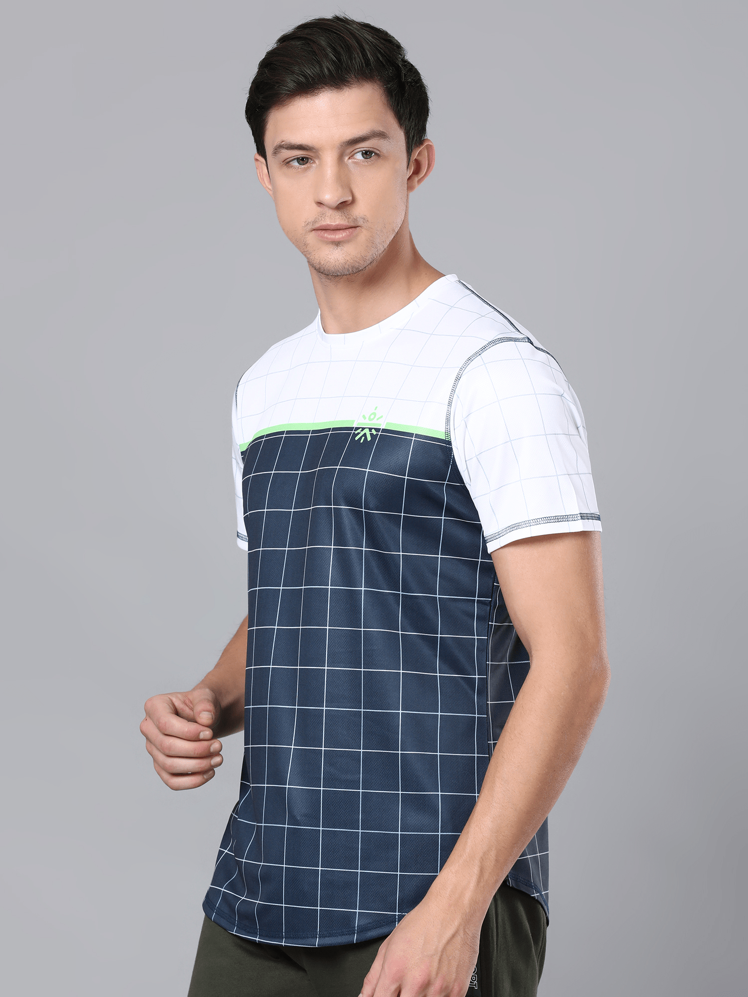 Men's Checkmate Blue & White Street Tee