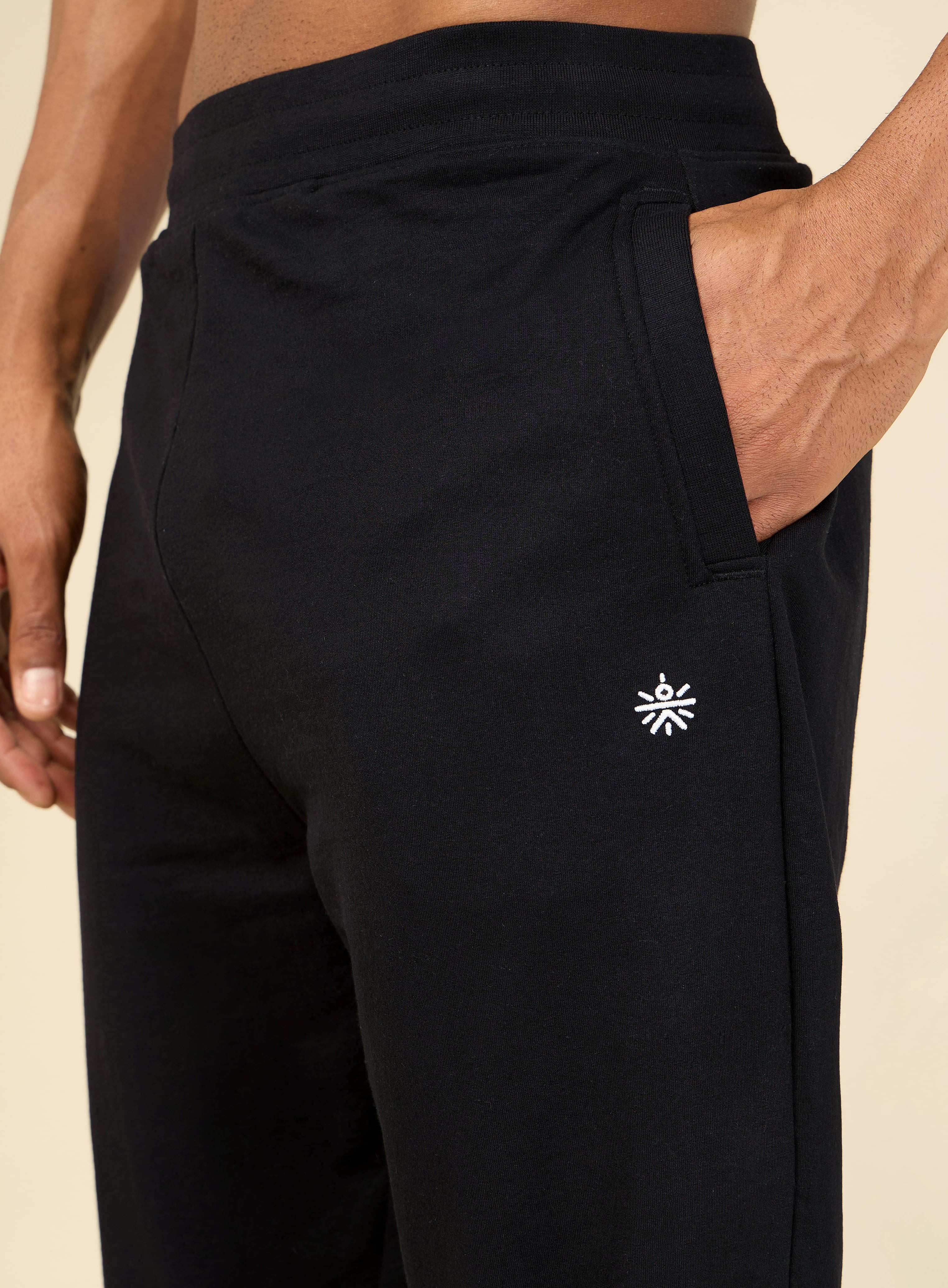 Men Black Cult Leisure Joggers