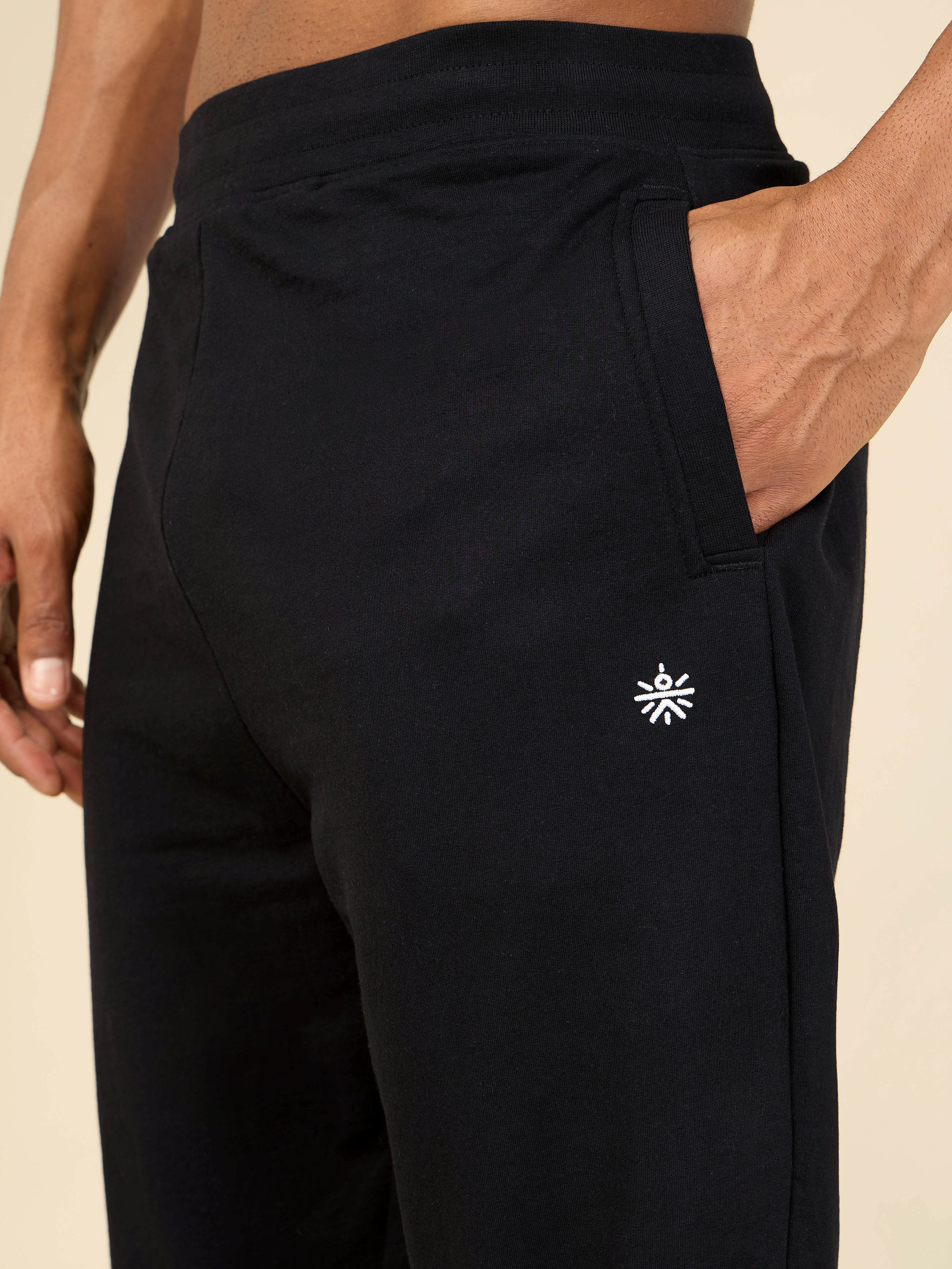 Men Black Cult Leisure Joggers