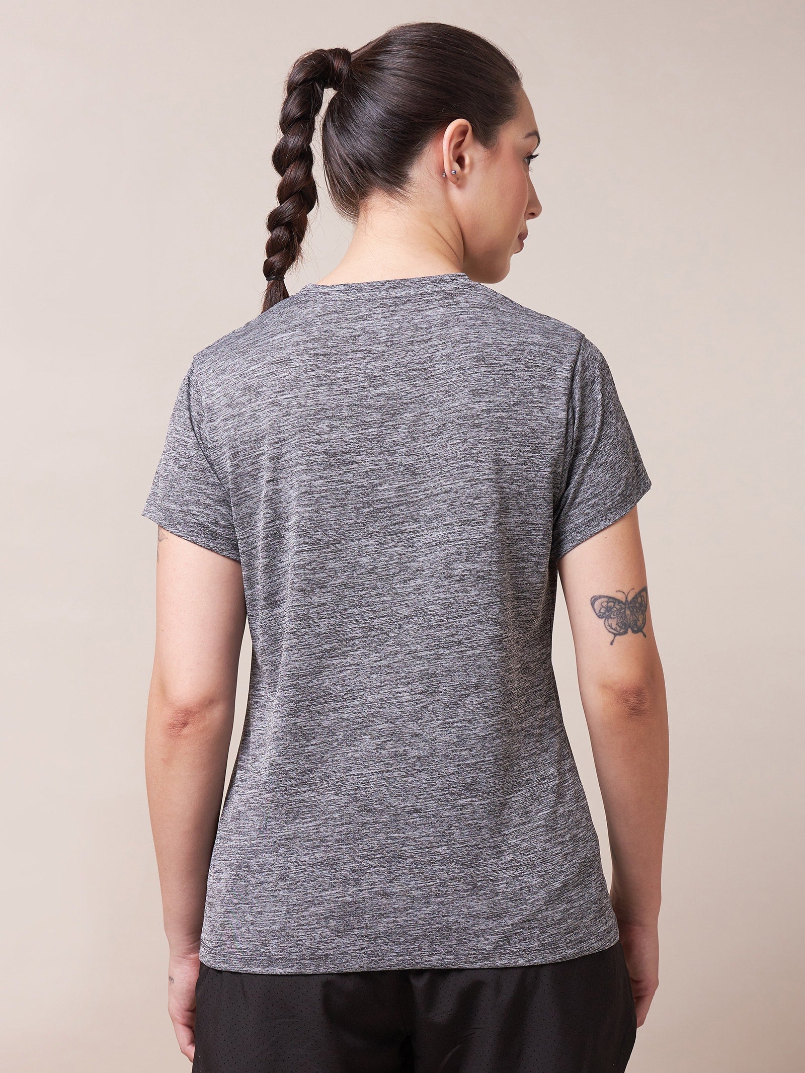 Textured Active T-shirt with Logo