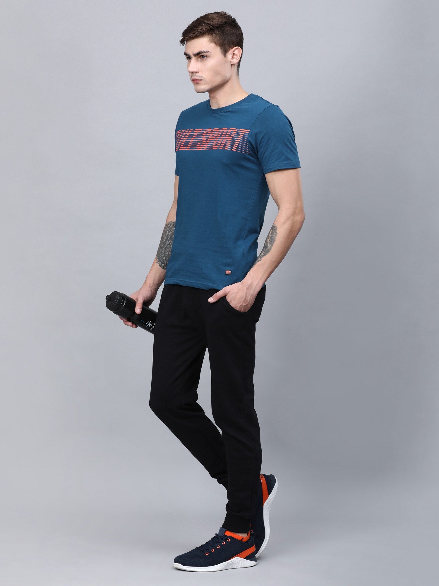 Everydays Bolt Blue Cotton Tee