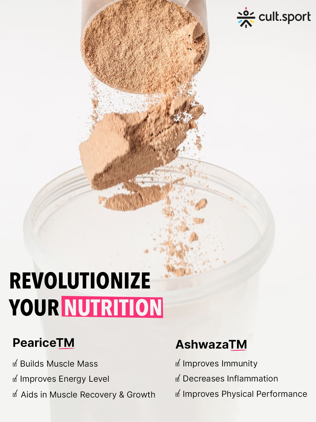 Cultsport Plant-Based Mass Gainer | Triple Chocolate Flavour | Gluten-Free | Cholesterol-Free