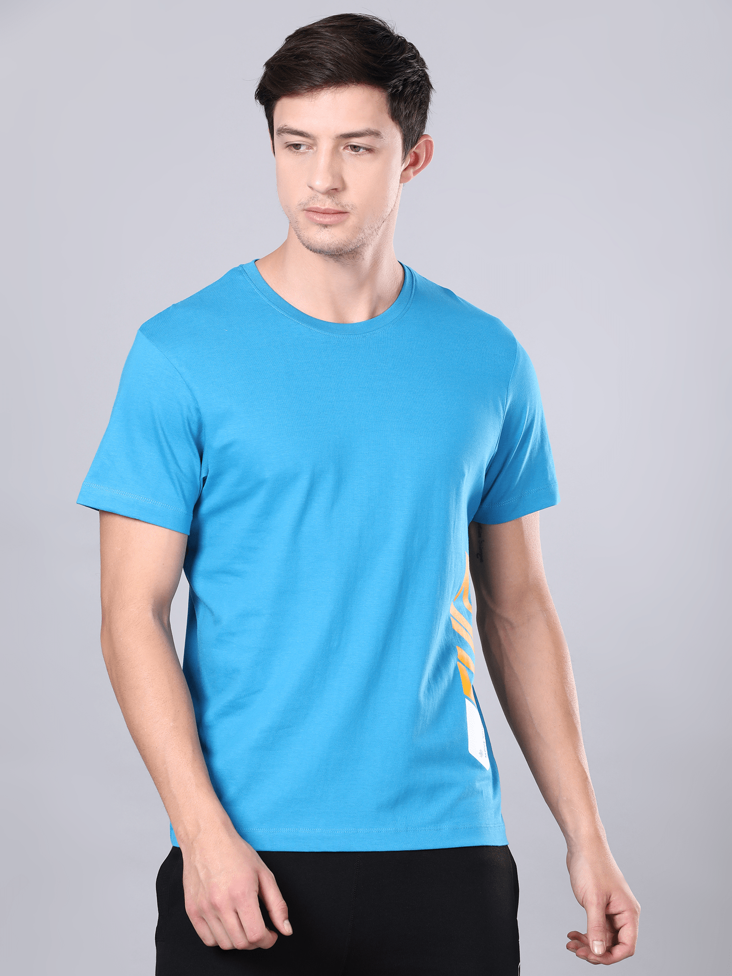 Everydays Haze Blue Cotton Tee