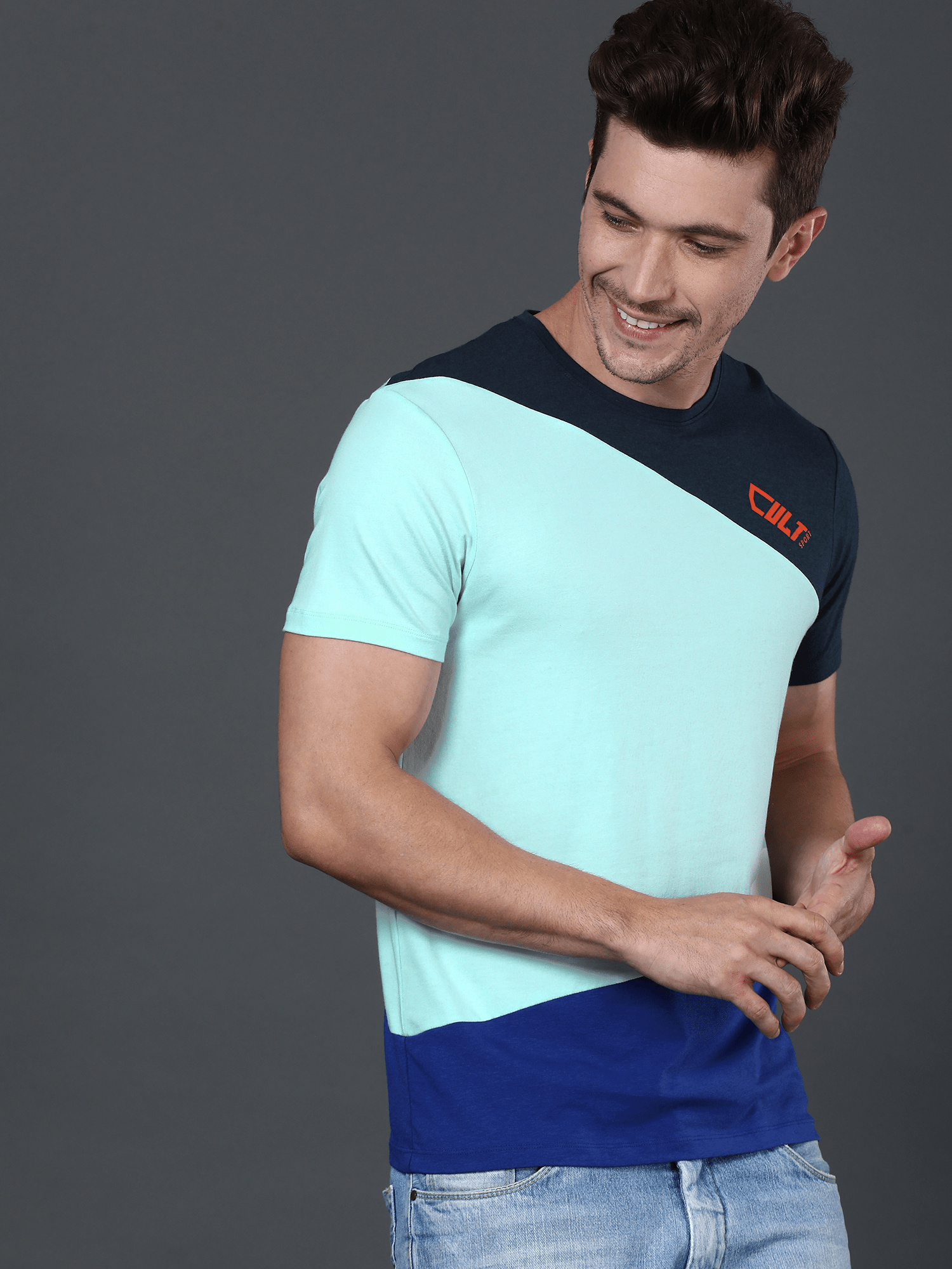 Bamboo Cozy Ice Blue Casual Tee