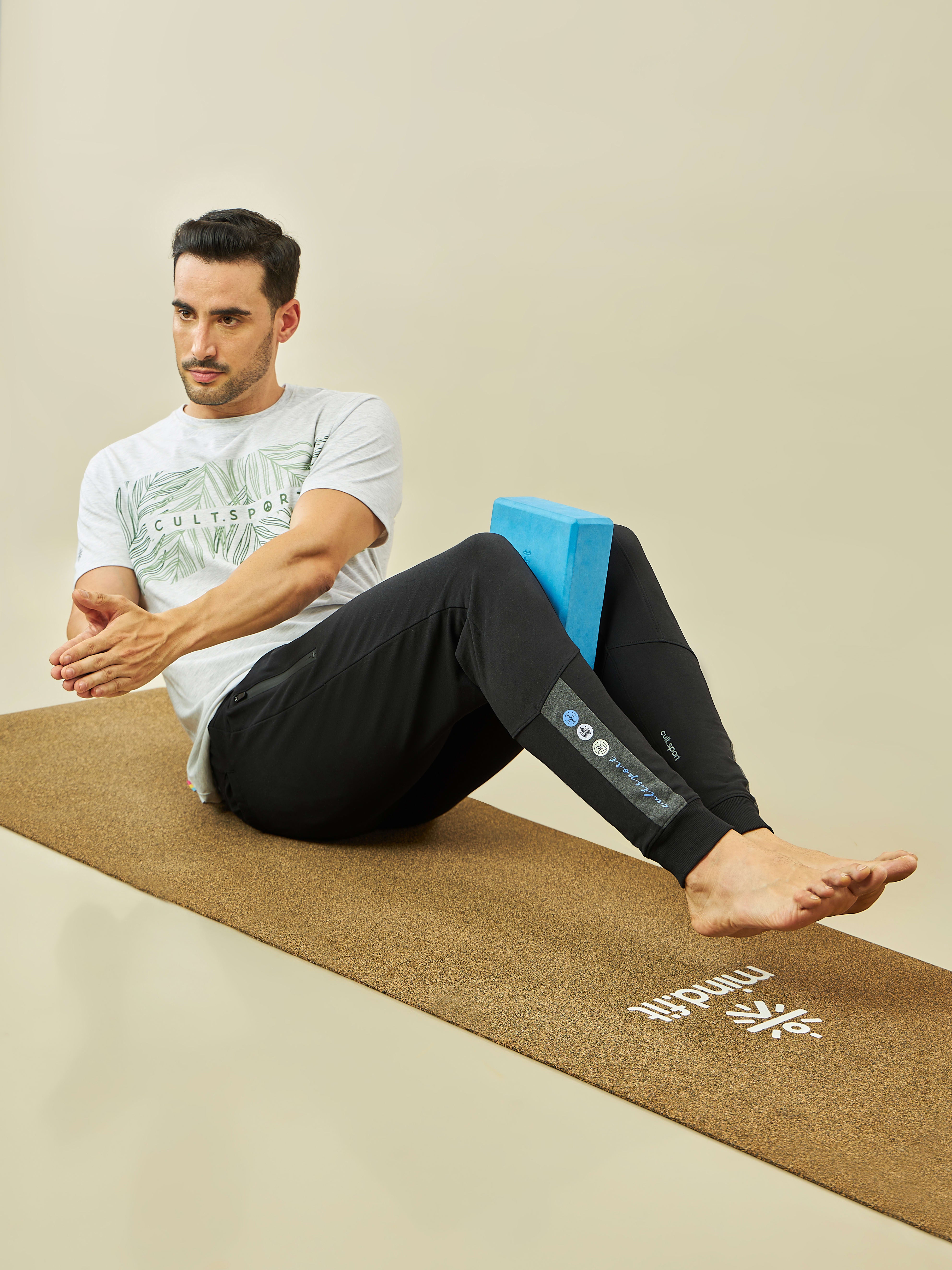 Contrast Panel Relaxed Tapered Fit Joggers