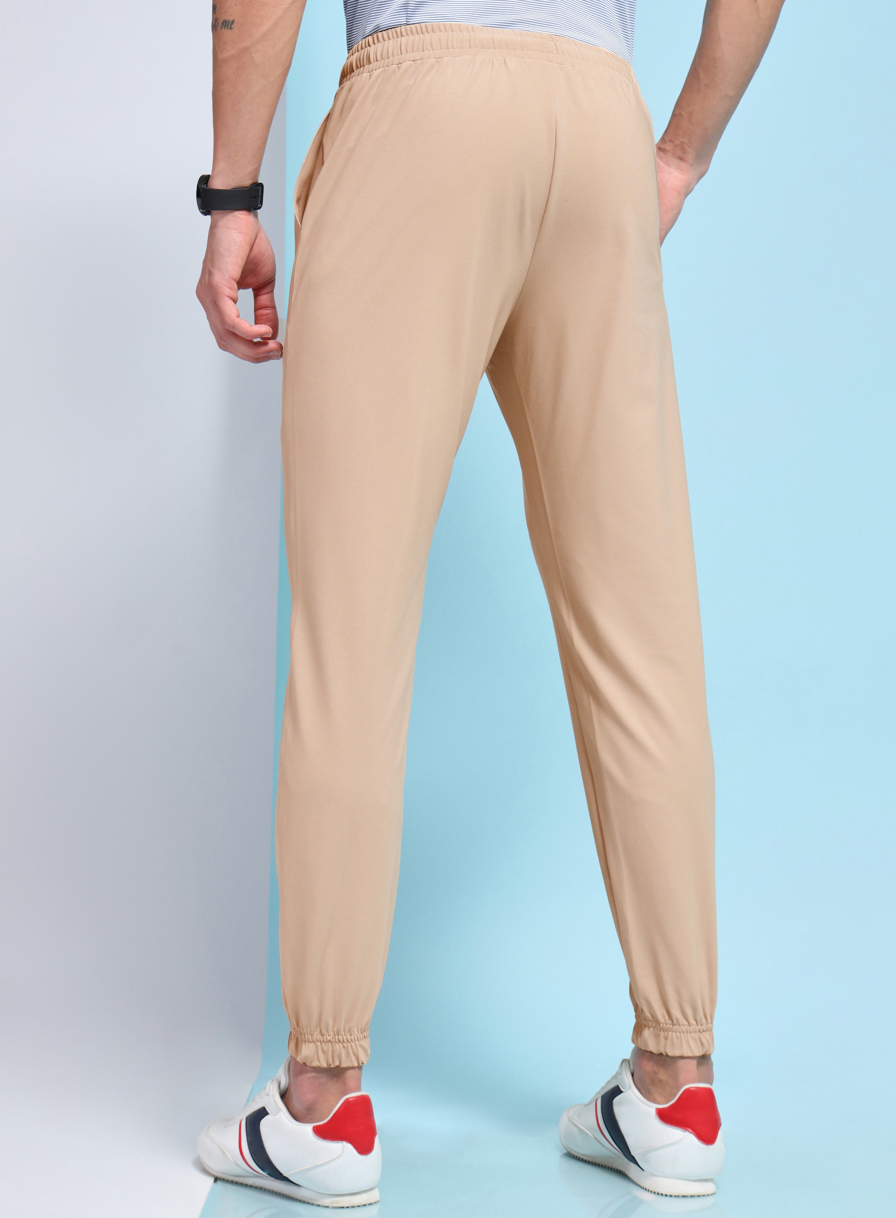 Work to Play Solid Comfort Joggers