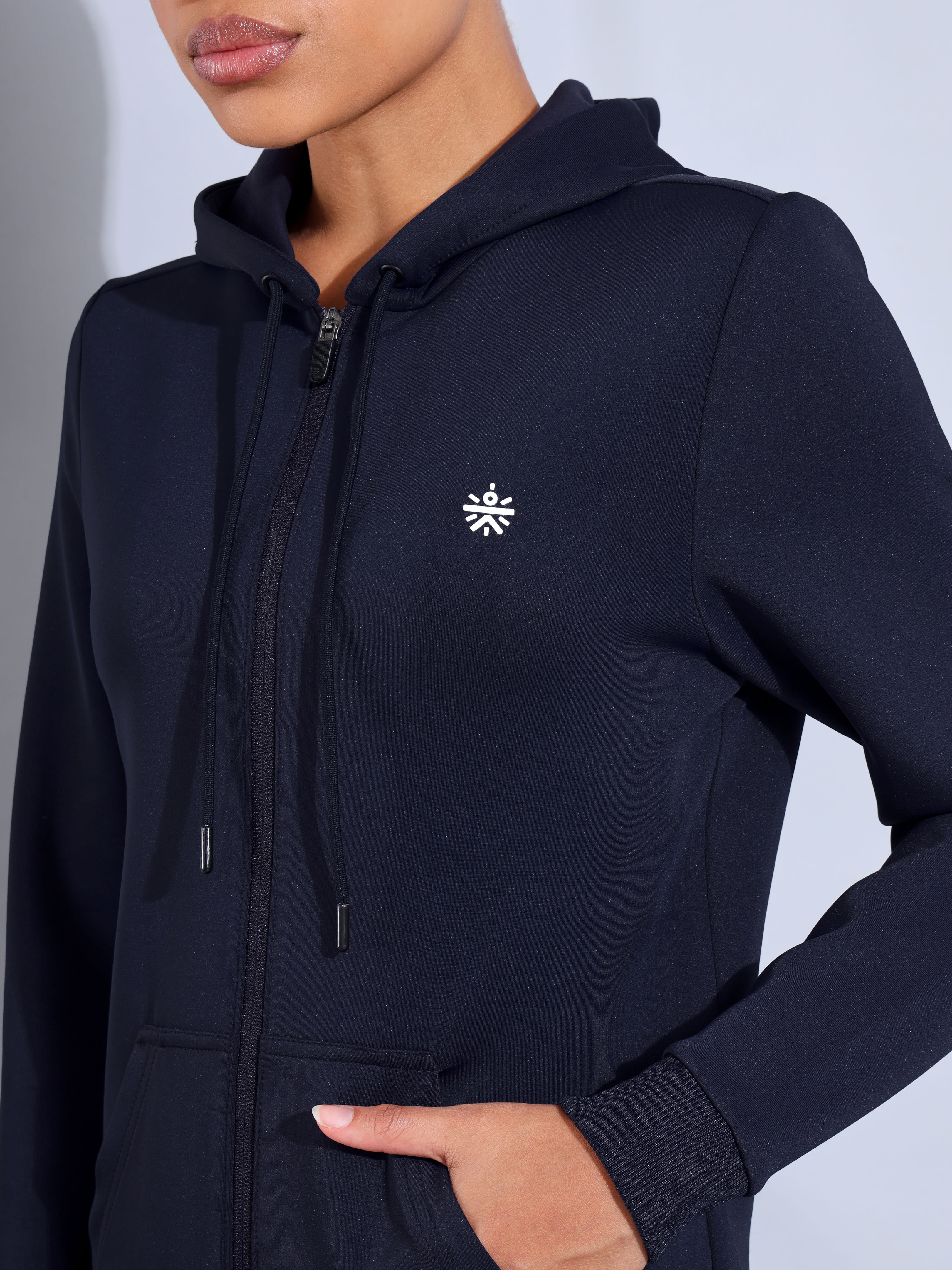 Solid Sweatshirt with Pockets