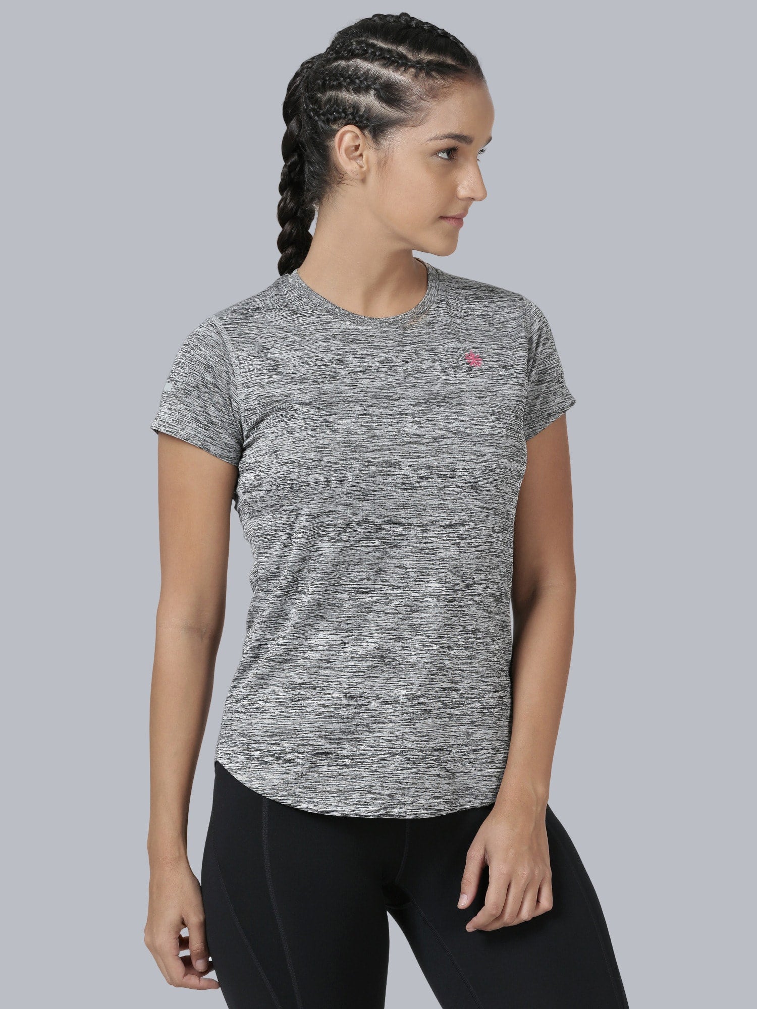 Vital Breeze Grey Gym Tee
