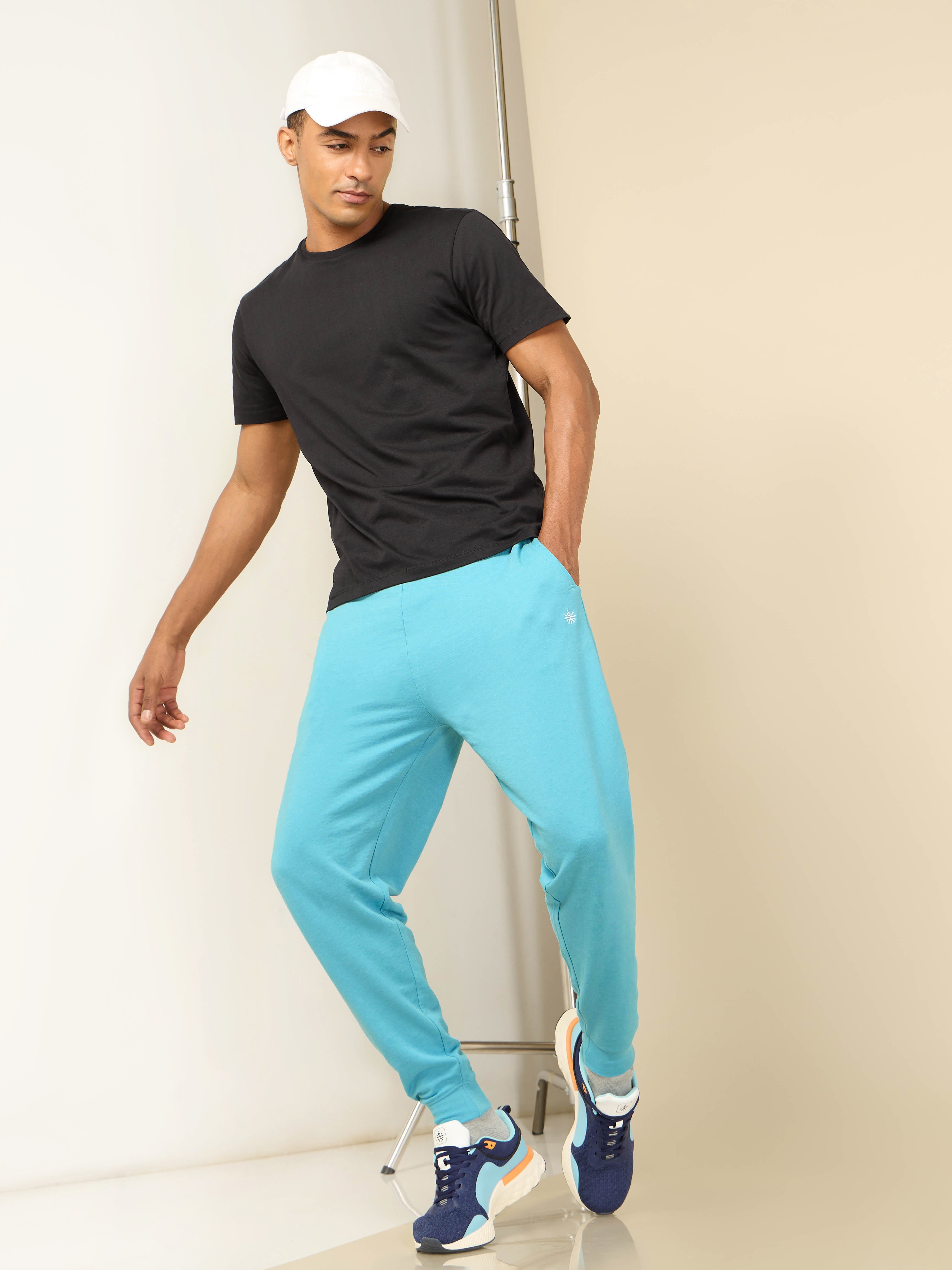 Men Blue Cult Leisure Joggers