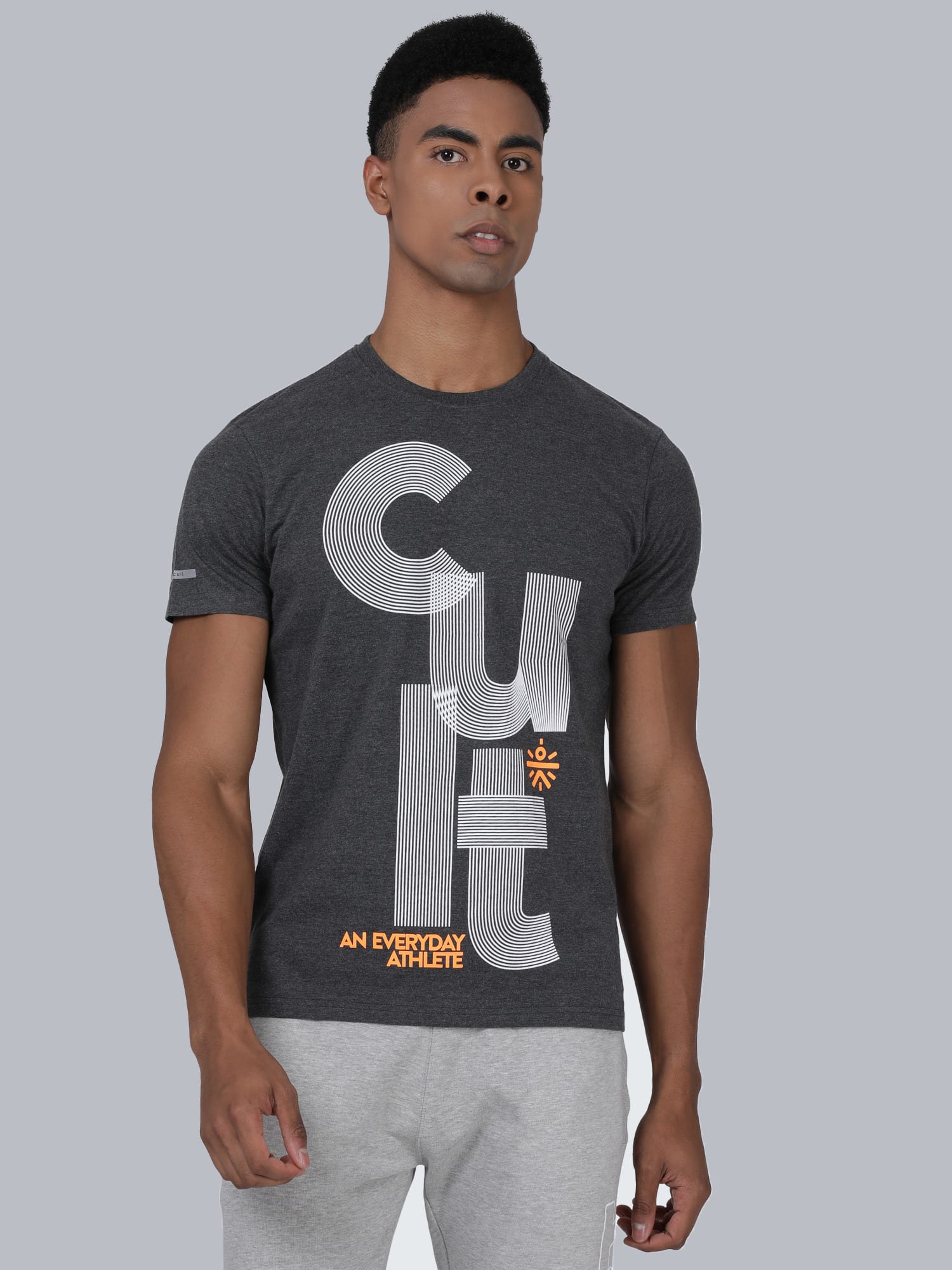 Signature Cult Grey Casual Tee
