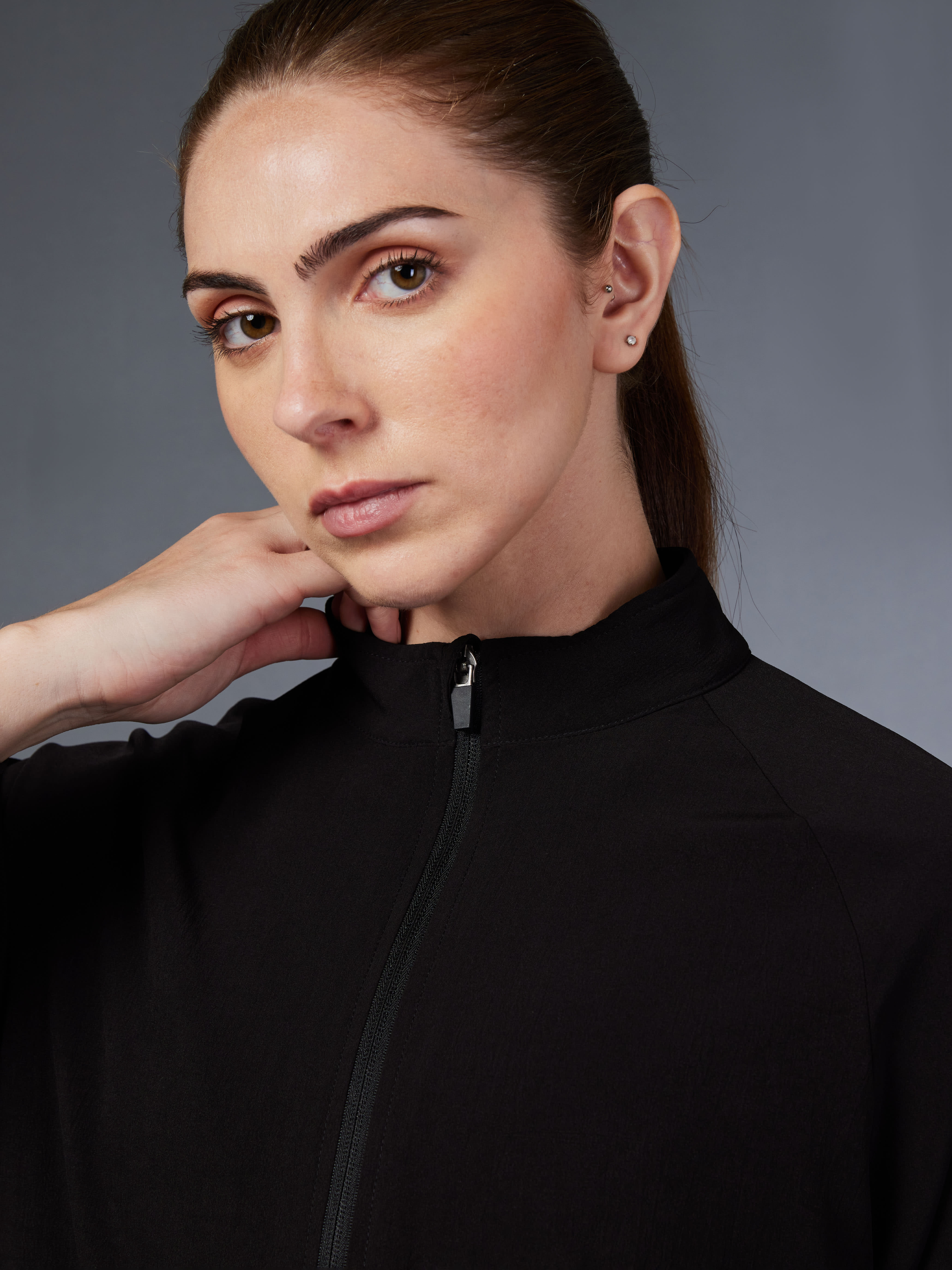 Women's Black Running Essential Jacket