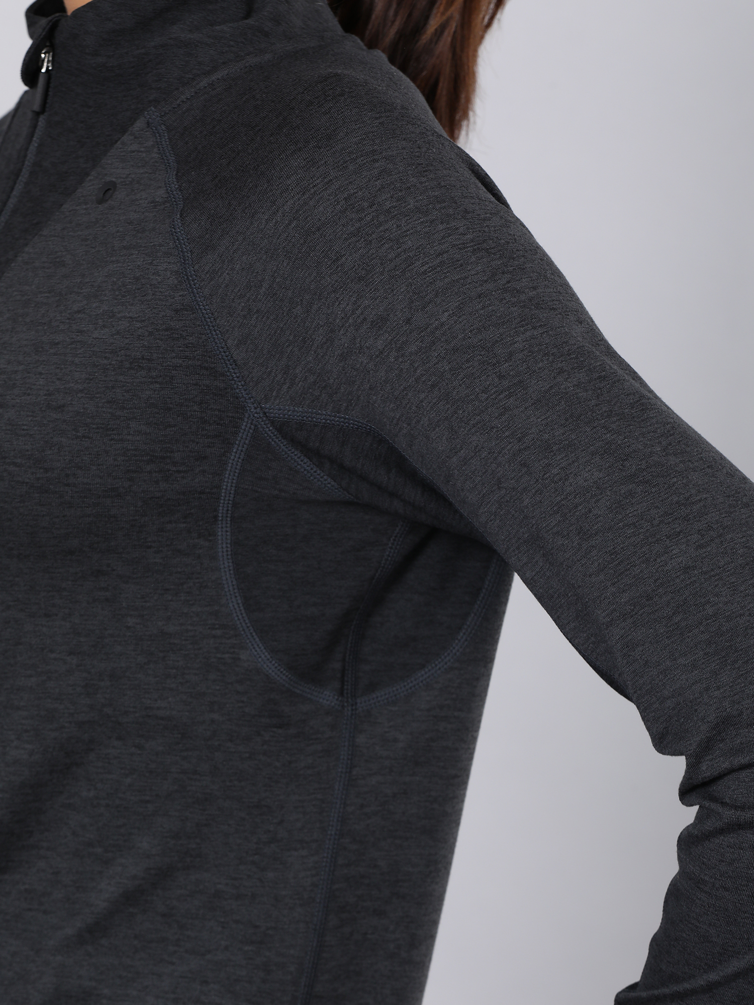 Vital Propel Black Zip Through Sweatshirt