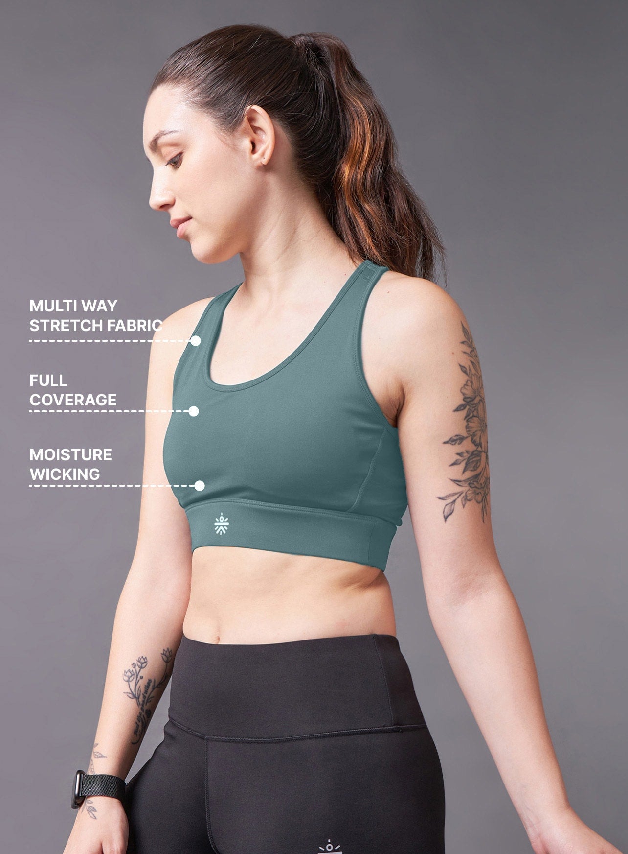 Cross Back Medium Support Bra