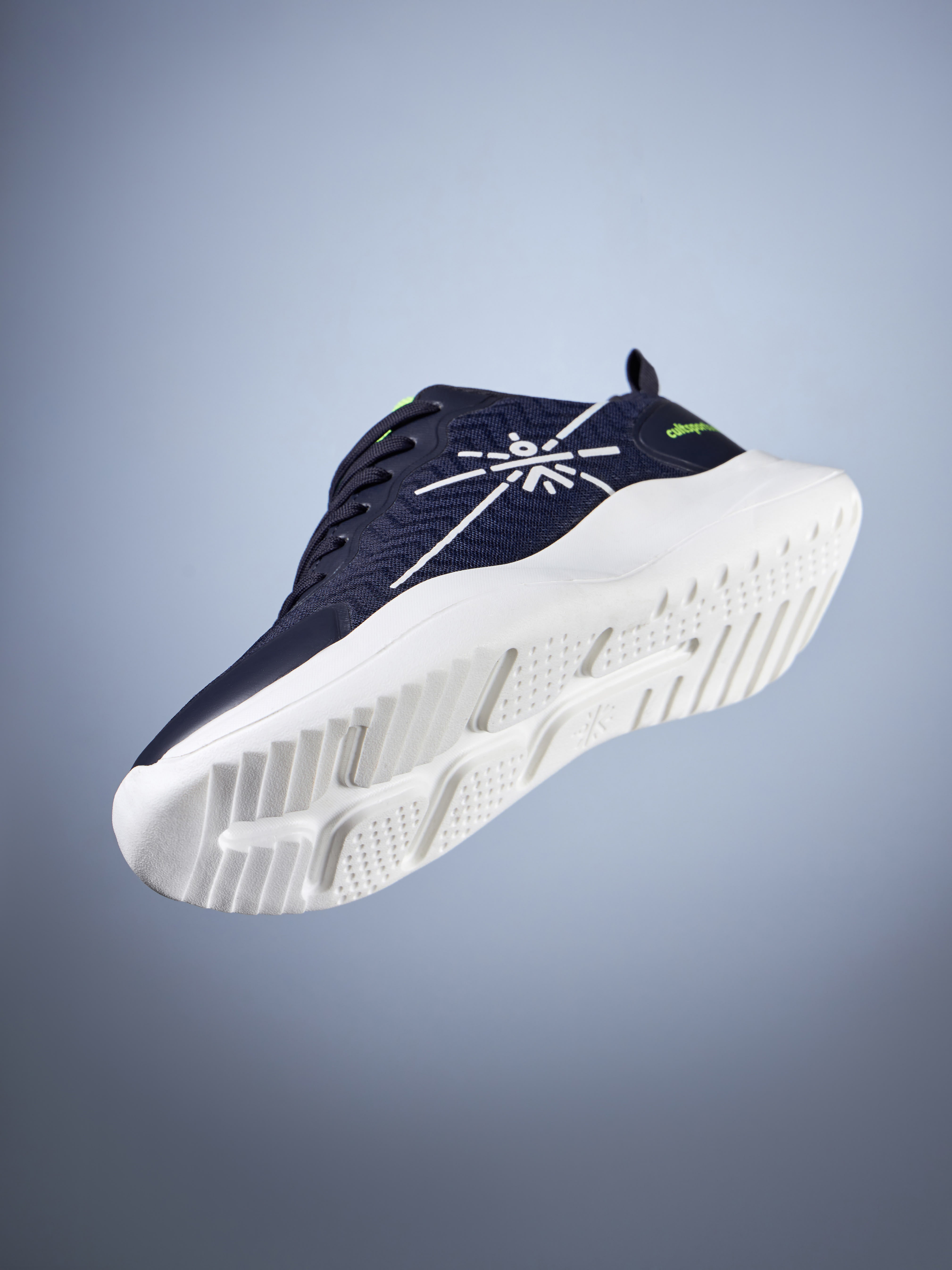 cult Lope Men Running Shoes - Navy/Lime Green