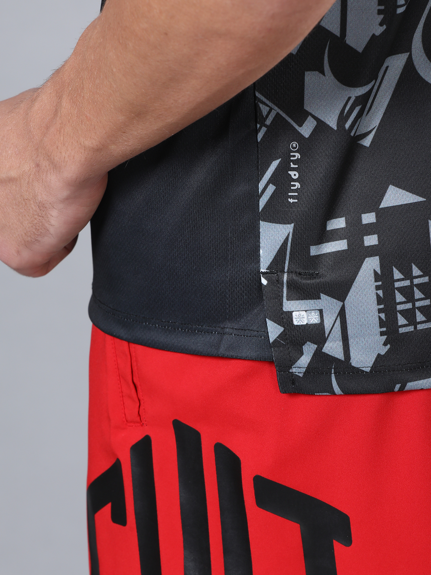 Dugout Houndstooth Black Tank