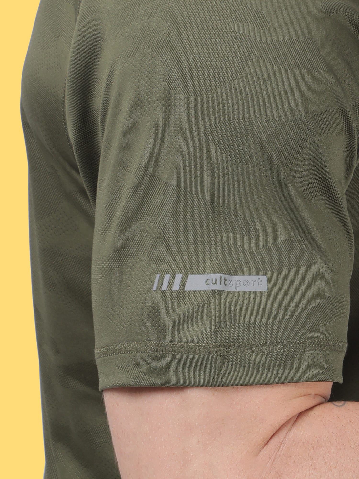 Vital Breathe Olive Running Relaxed Tee