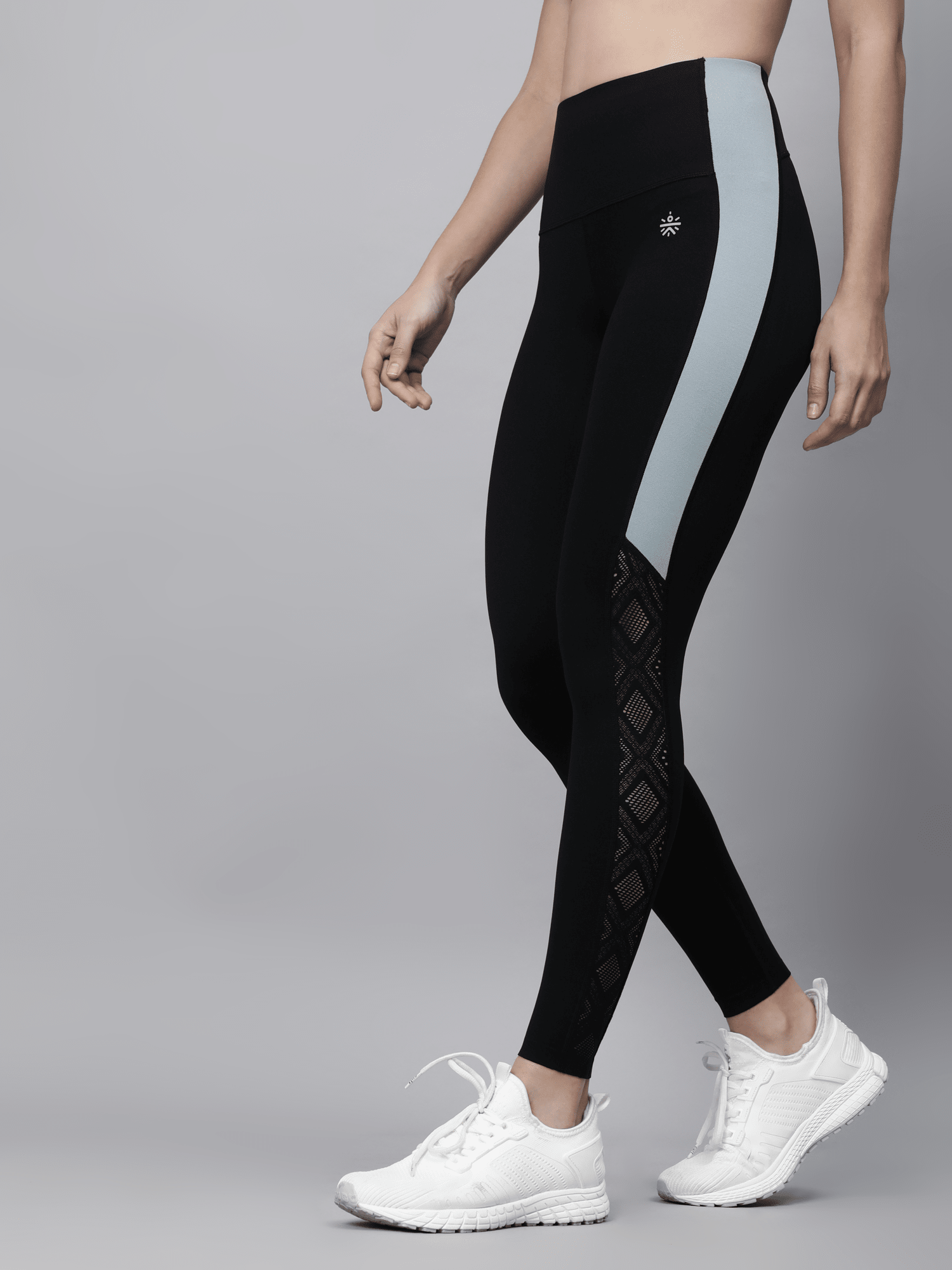 AbsoluteFit Uplift Black+Mint Workout Leggings