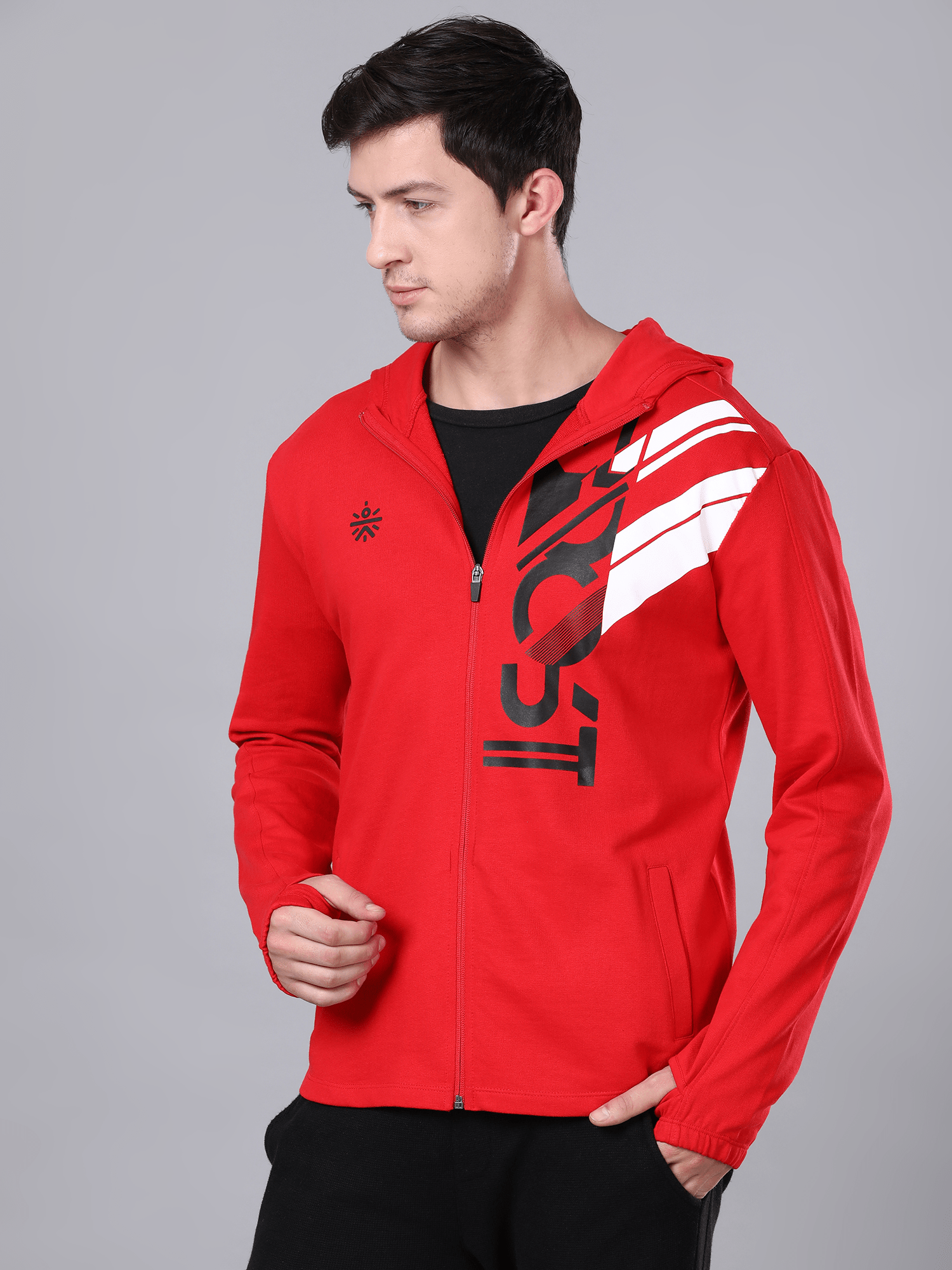 Intel Abstract Red Sweatshirt