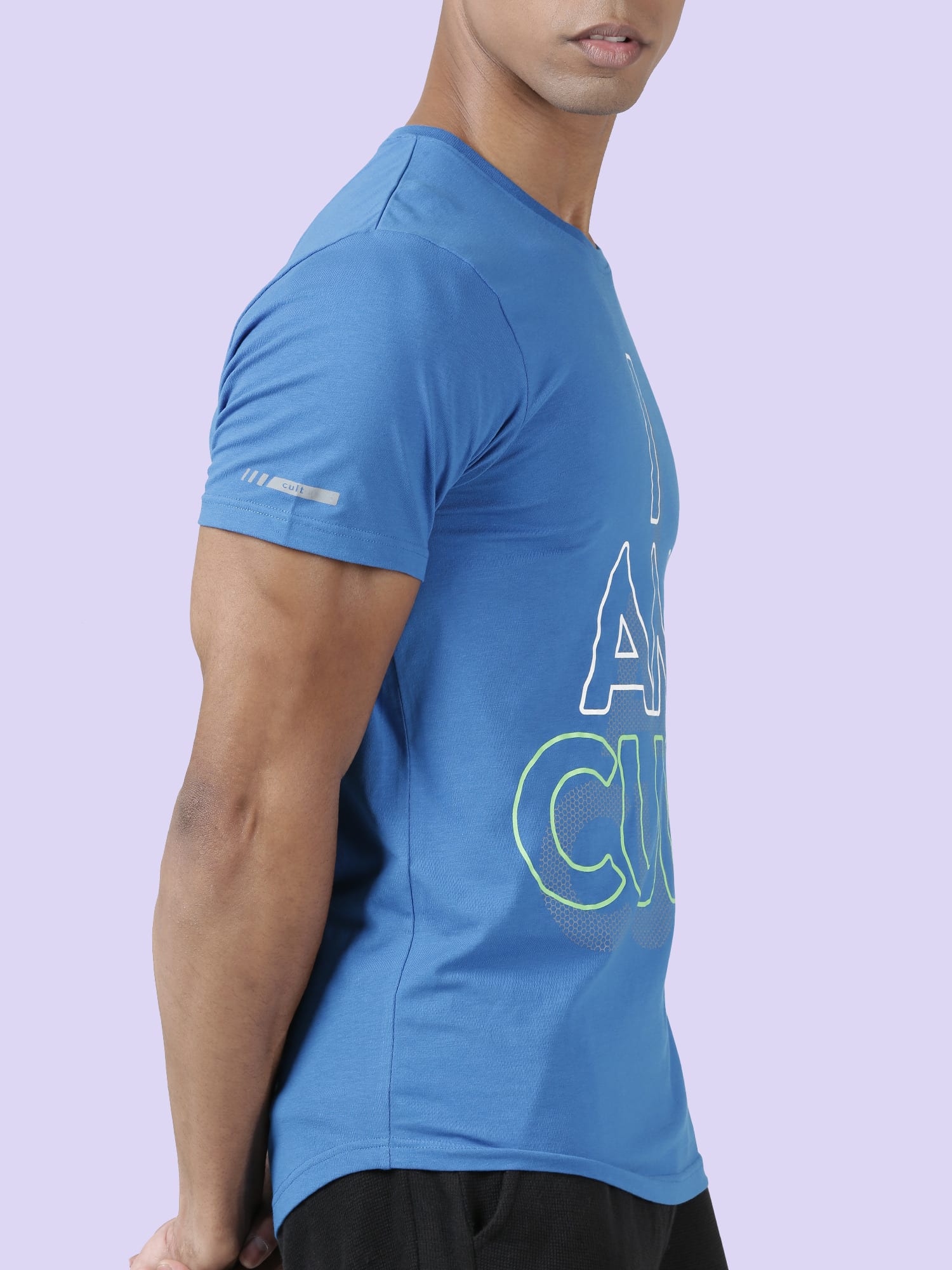 Signature I Am Cult Blue Cotton Tee