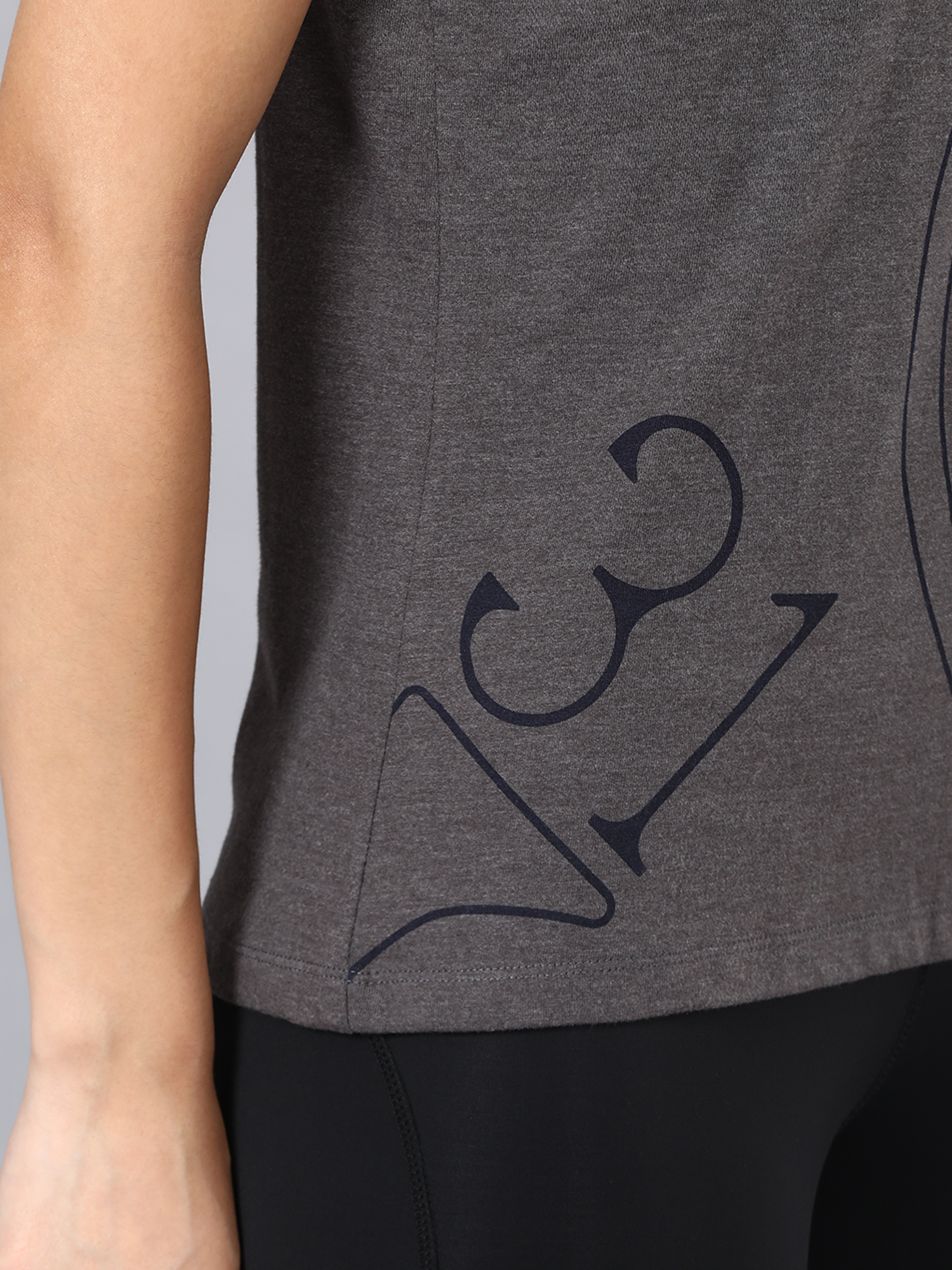 Everyday Numeric Anthra Casual Tee