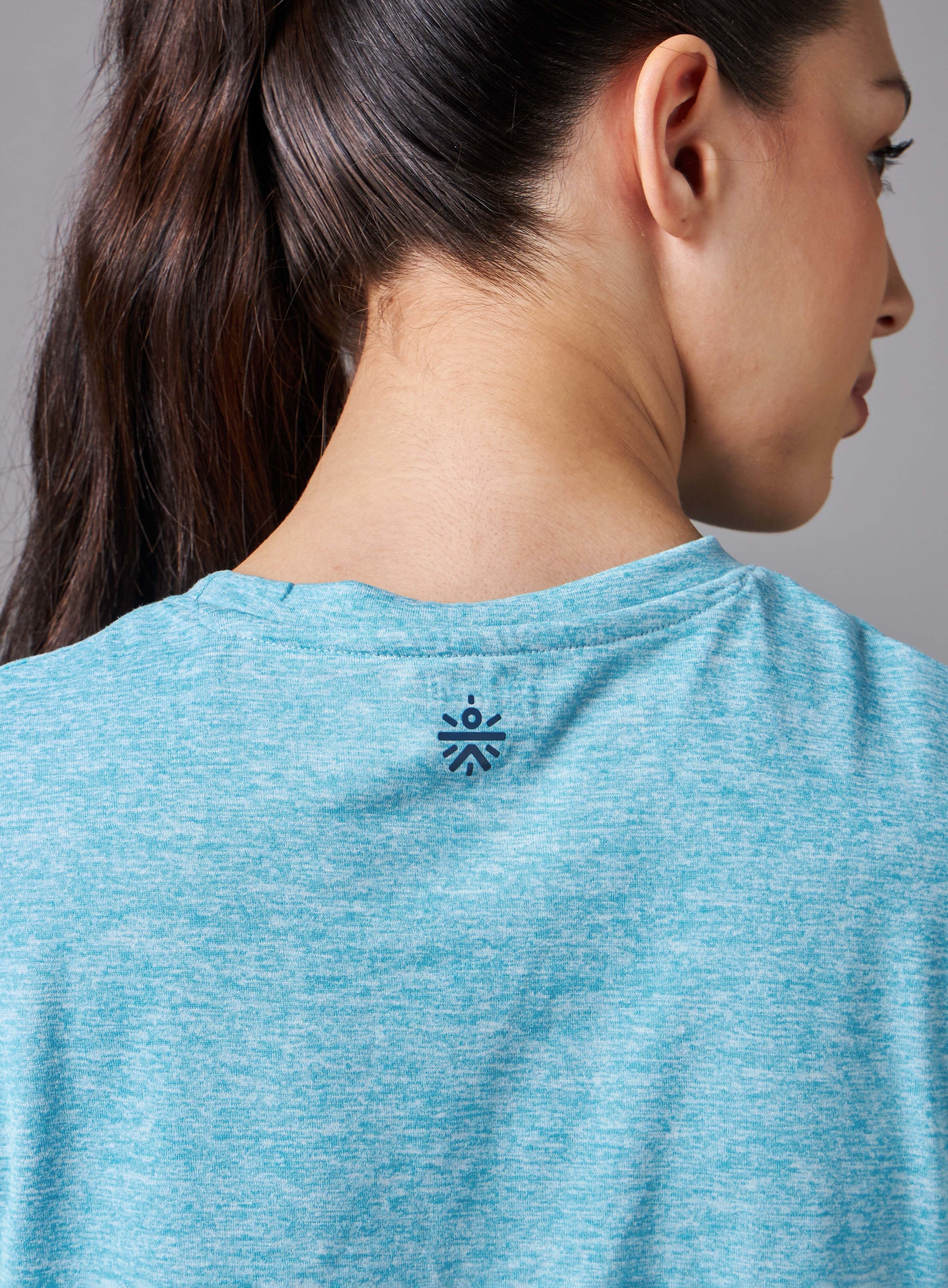 Women's All Day Workout Blue Comfortech T-shirt