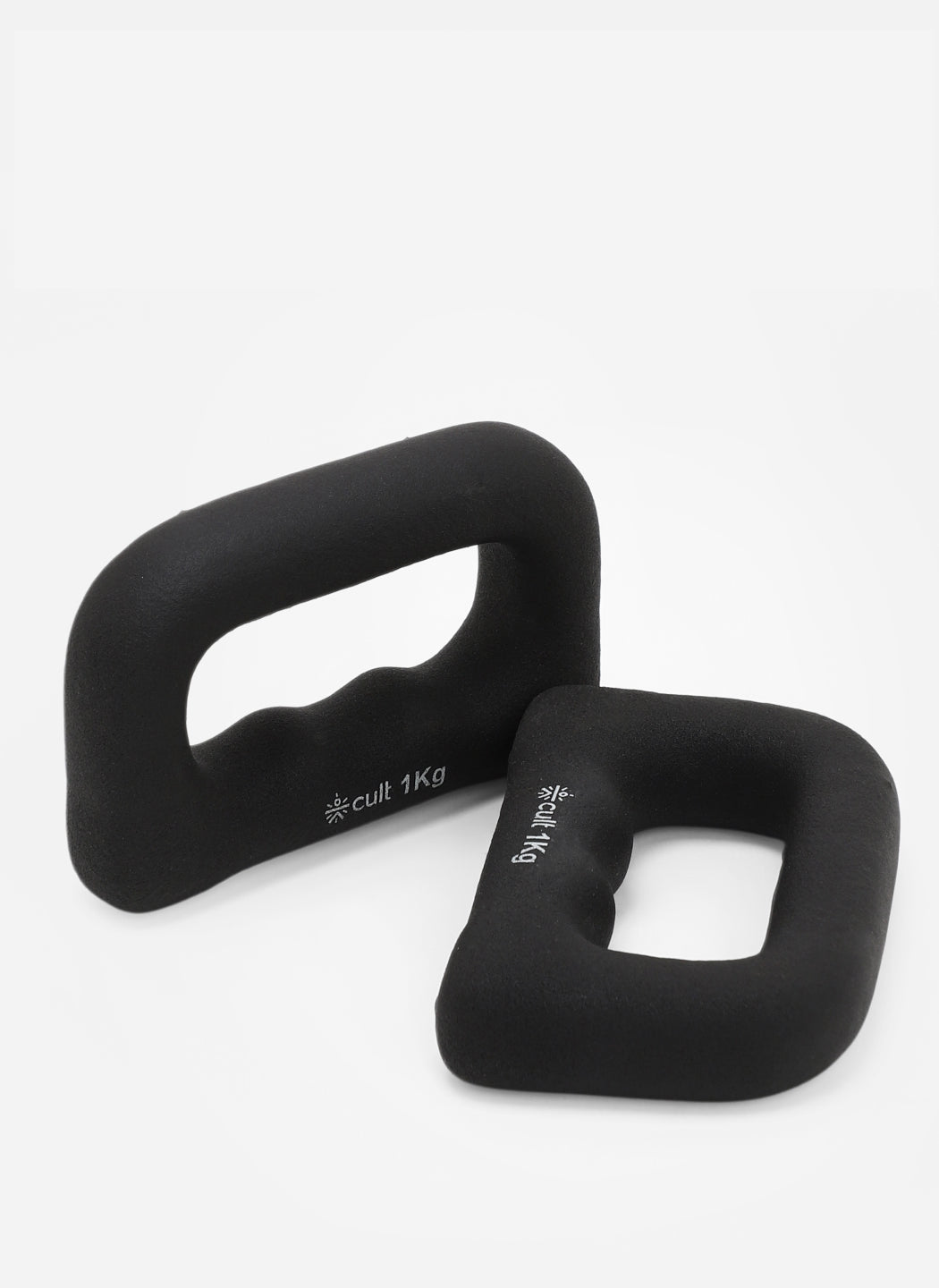 Cult UniFlex 1Kg x 2 Neoprene Hand Dumbbells | Anti-Slip Weights for Aerobics & Home Workouts