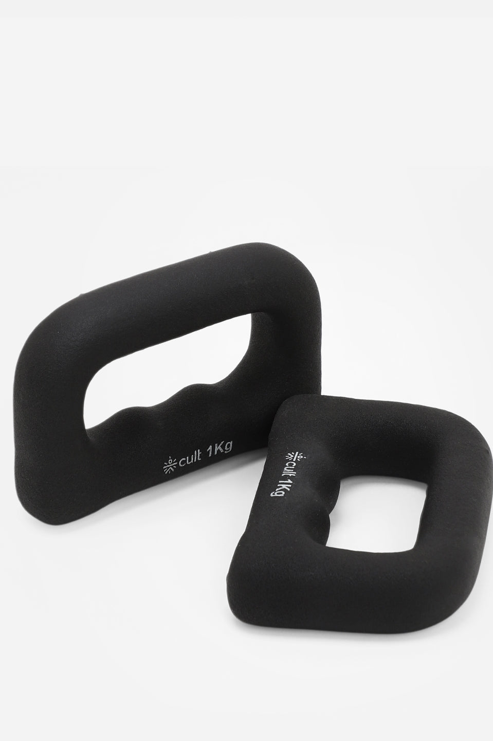 Cult UniFlex 1Kg x 2 Neoprene Hand Dumbbells | Anti-Slip Weights for Aerobics & Home Workouts