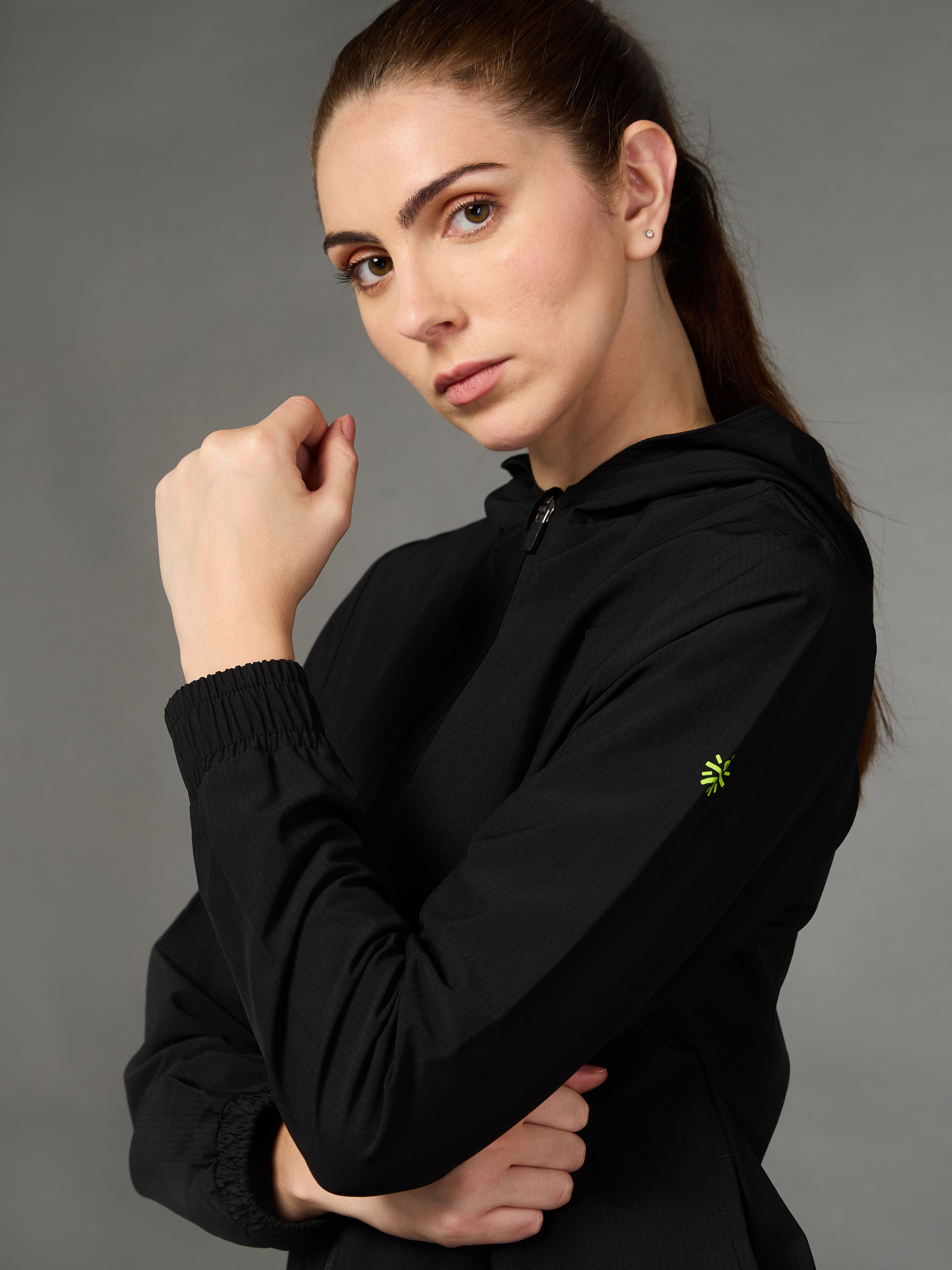 Wind Breaker Black Jacket