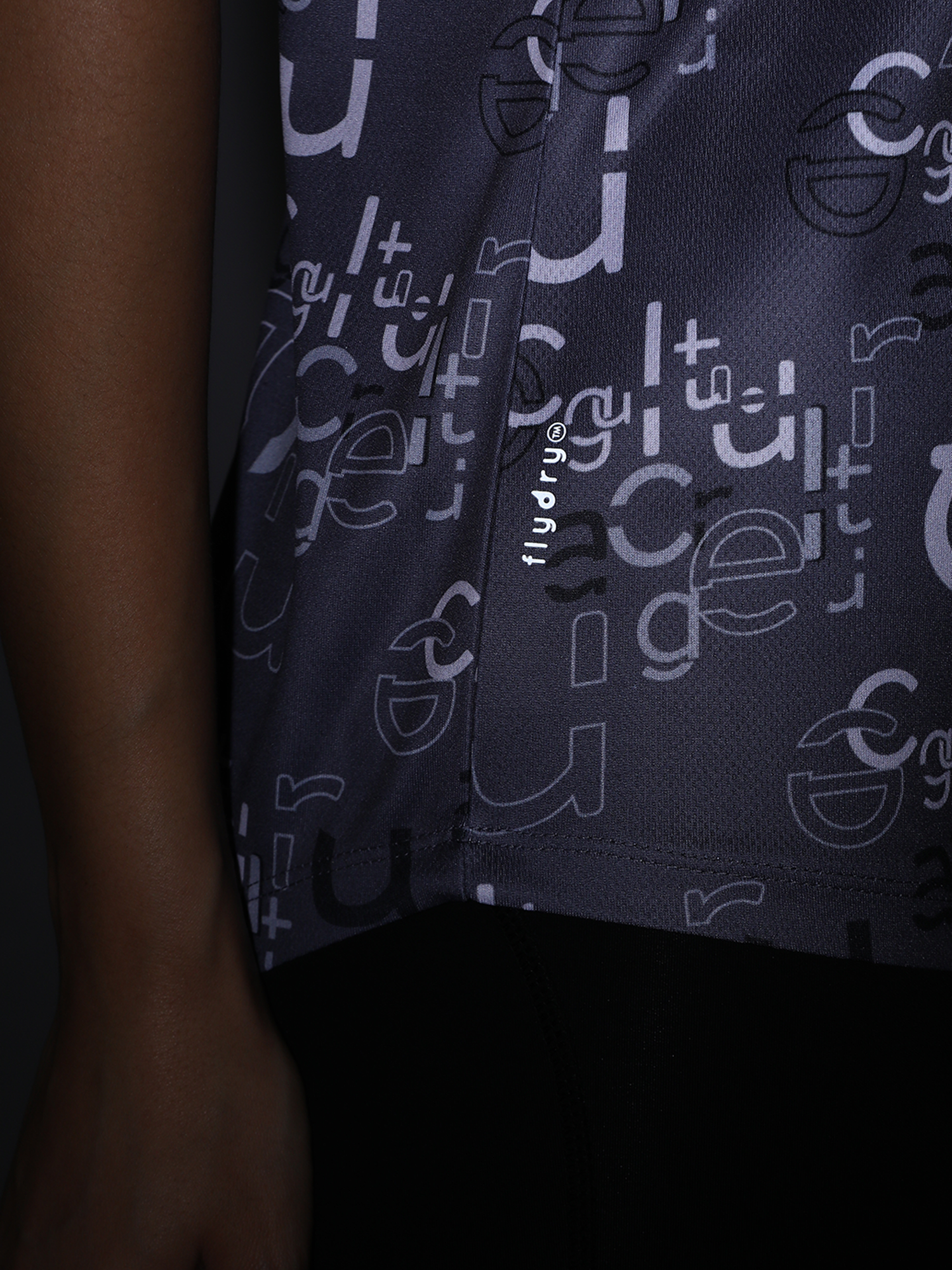 Code CULT Typo Grey Training Tee