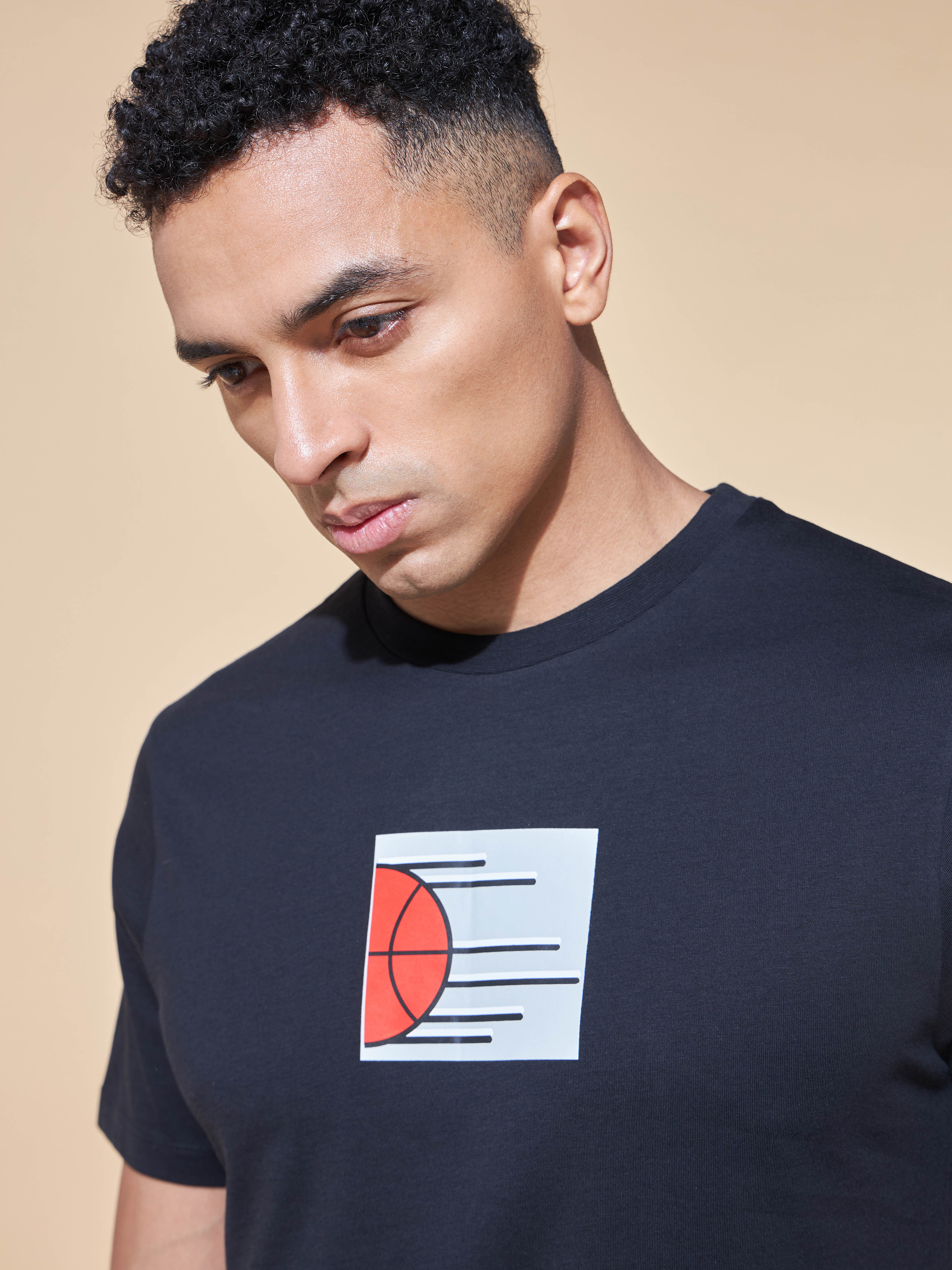 Play Basketball Digital Print T-shirt