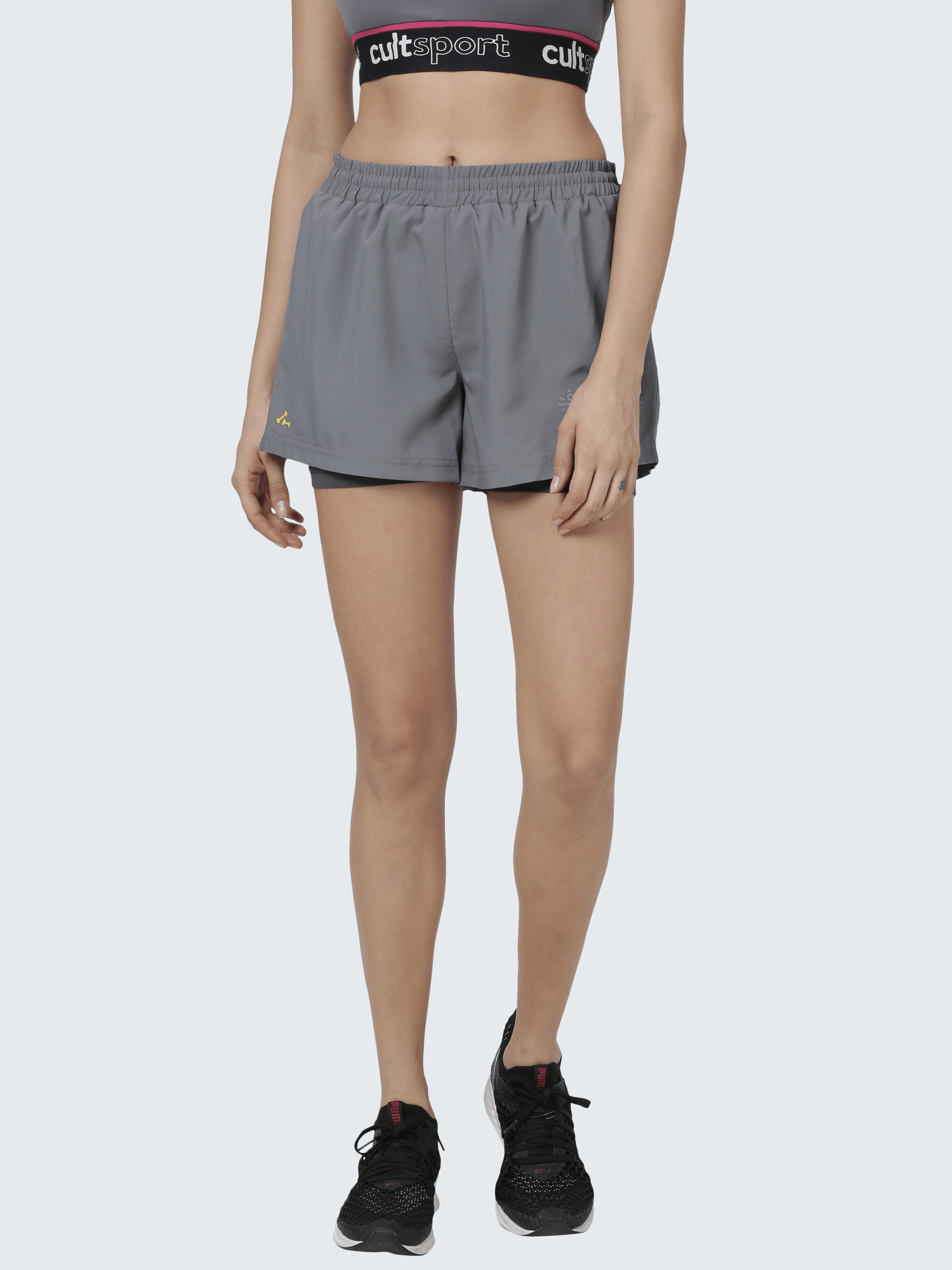 Vital Gust Grey Running Shorts