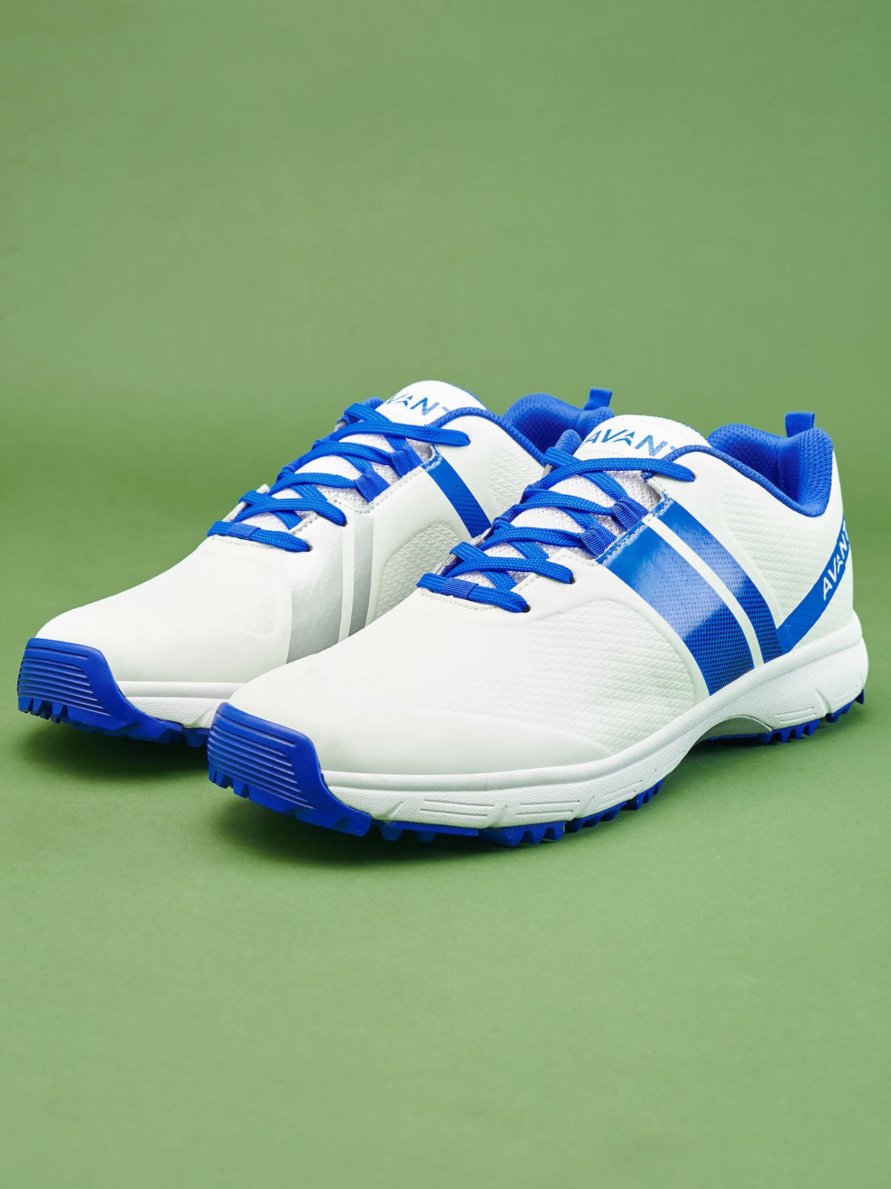 Avant Men's PaceMax Cricket Shoes-White/Blue