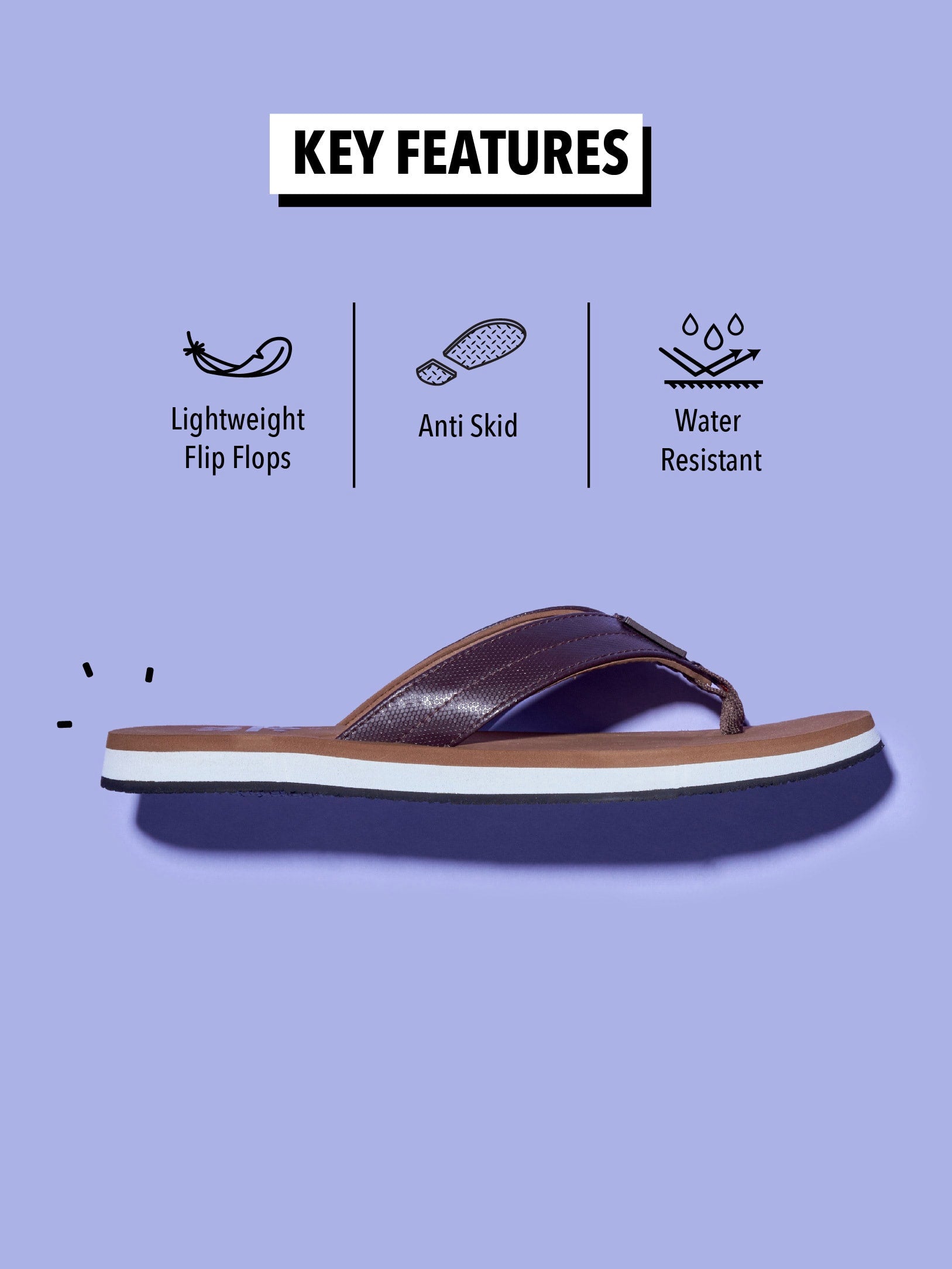 cult Flo Sweat Absorbing EVA Flip Flops