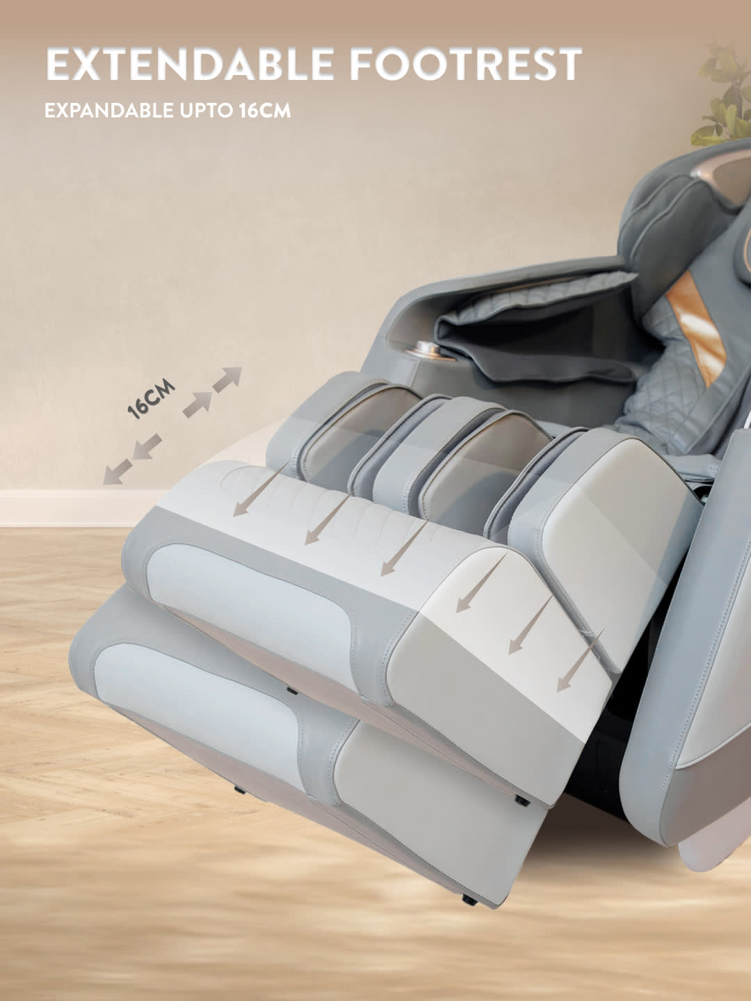 Cult LUXE Massage Chair | Zero Gravity with AI Voice & Bluetooth | 3D Experience | Smart Dial & 18 Preset Programs | Smart Touch Screen