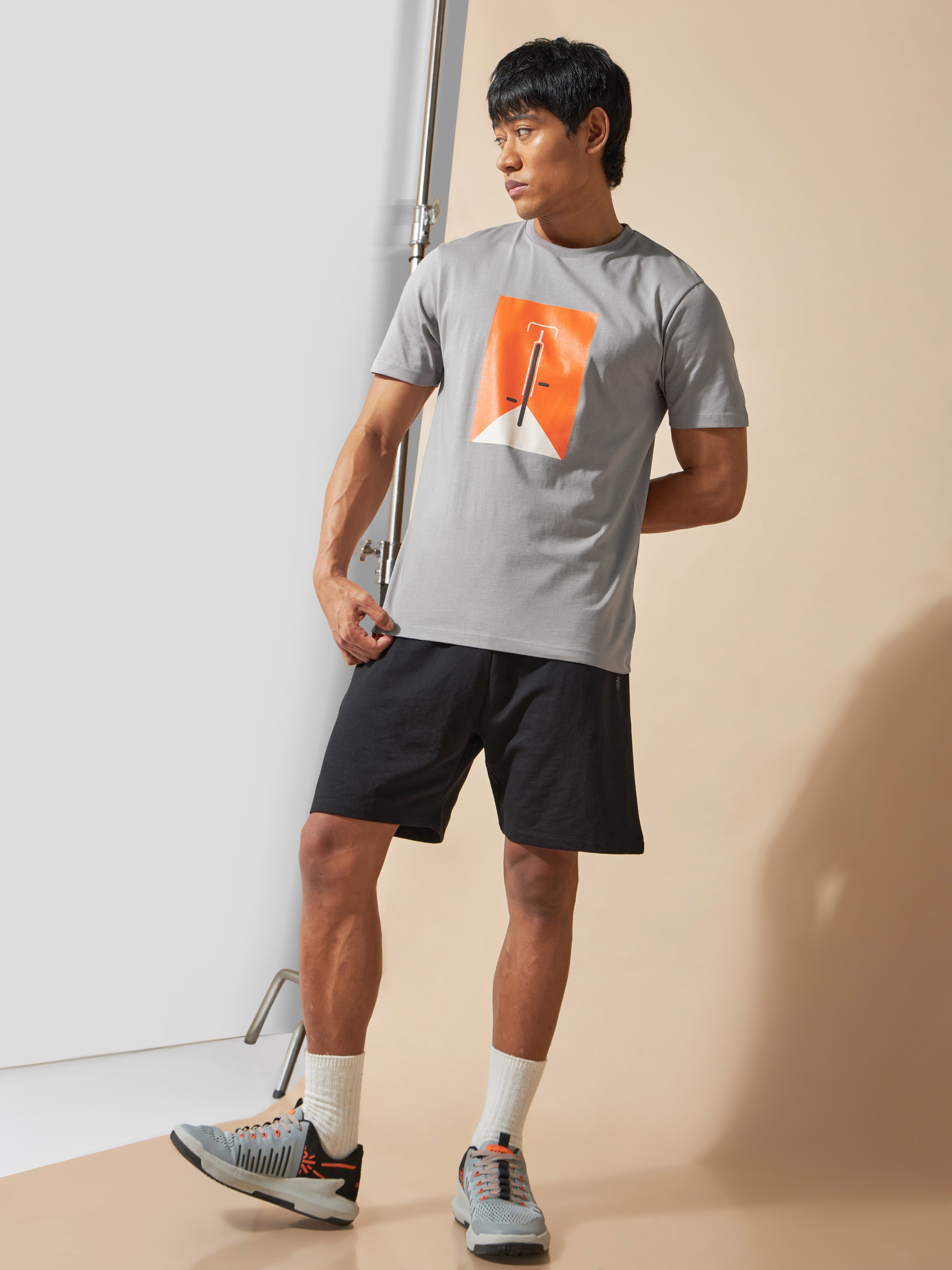 Cyclist Iconographic Print T-shirt