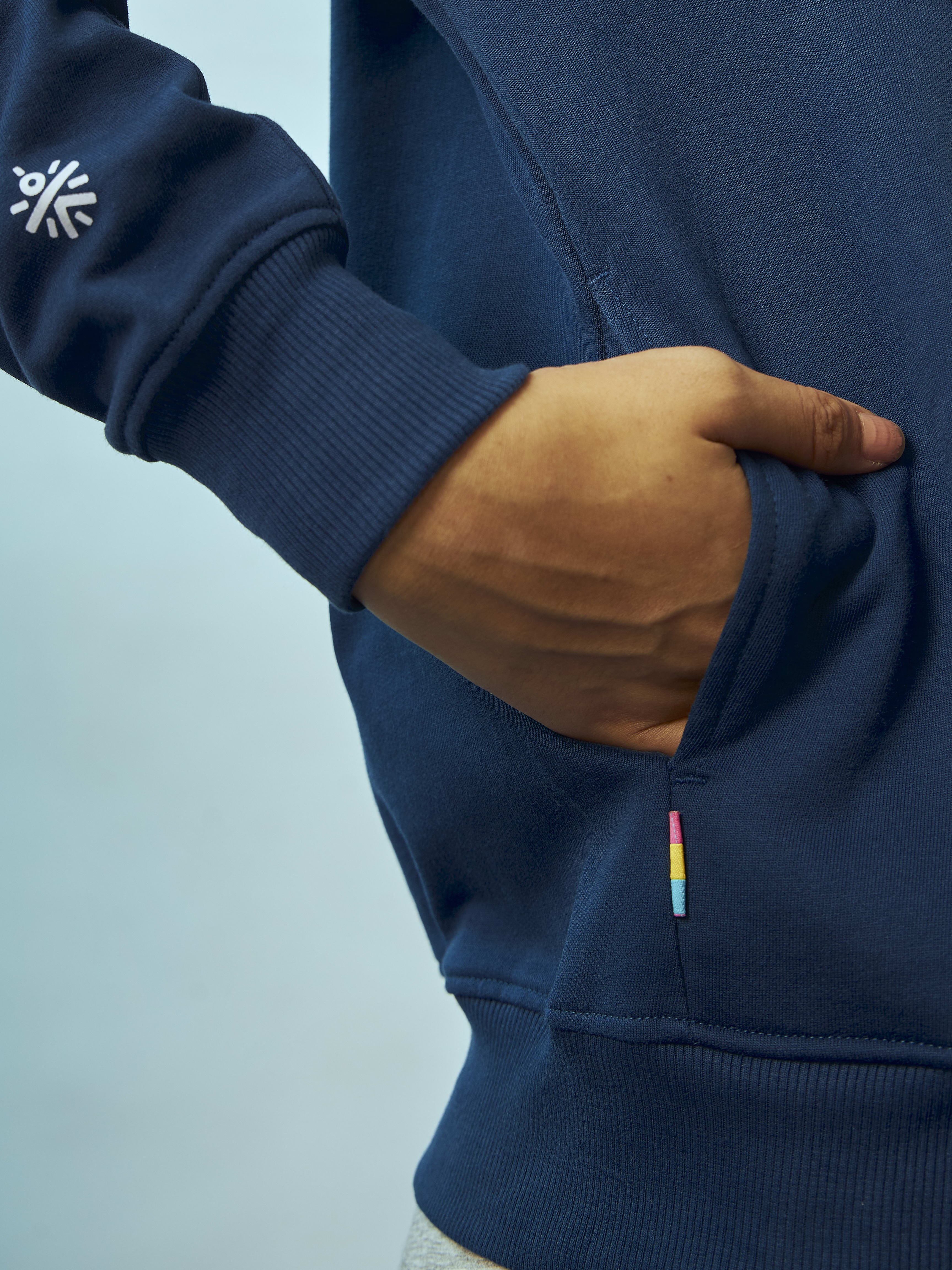 Typographic Print Sweatshirt with Pockets