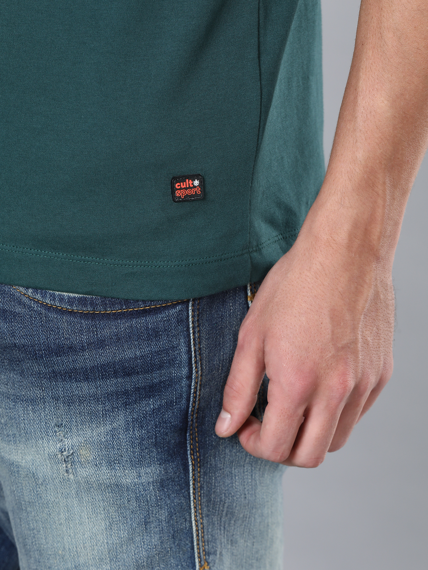 Everyday Signature Teal Casual Tee