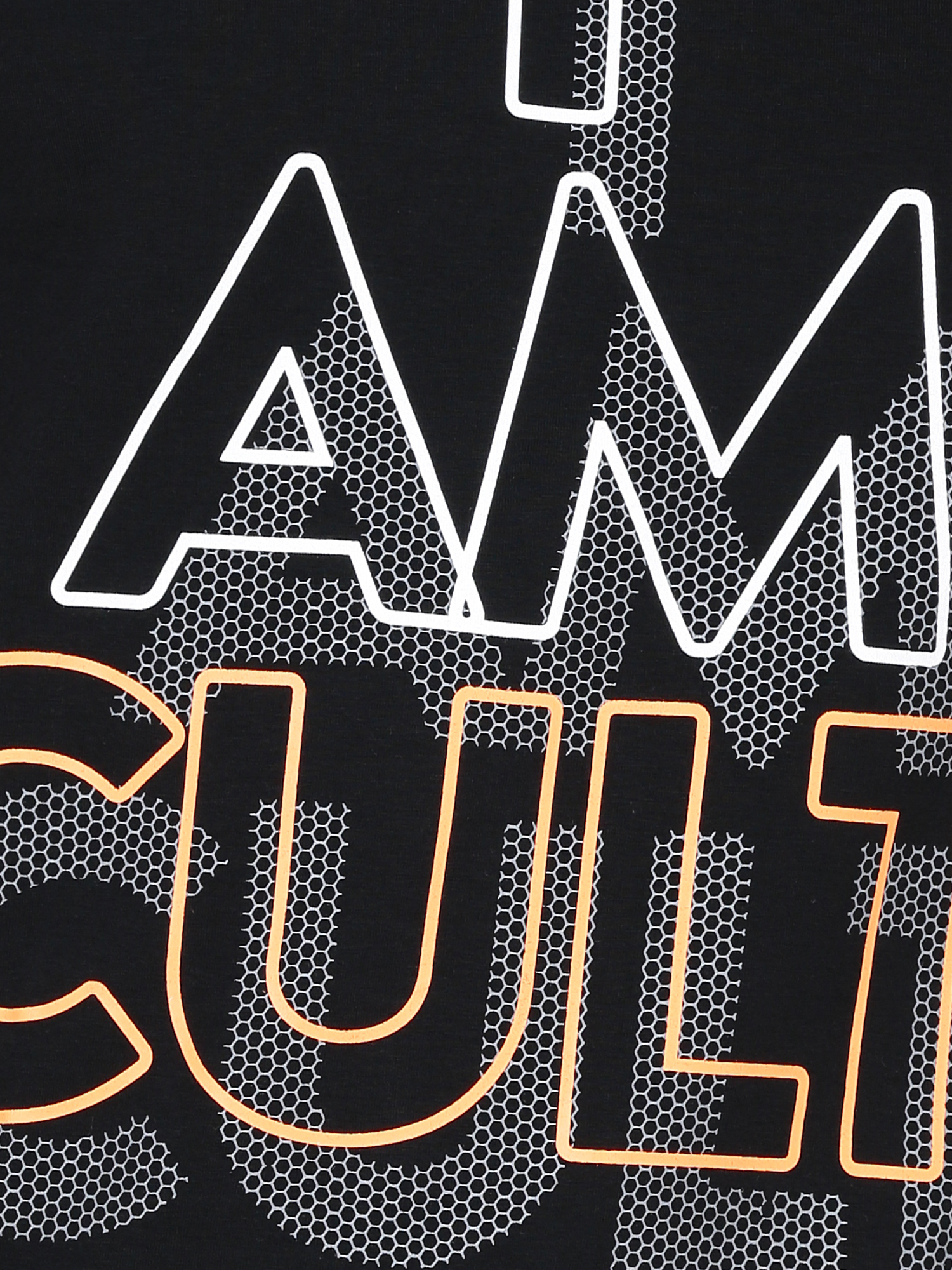 SignatureI AM CULT Grey Cotton Tee